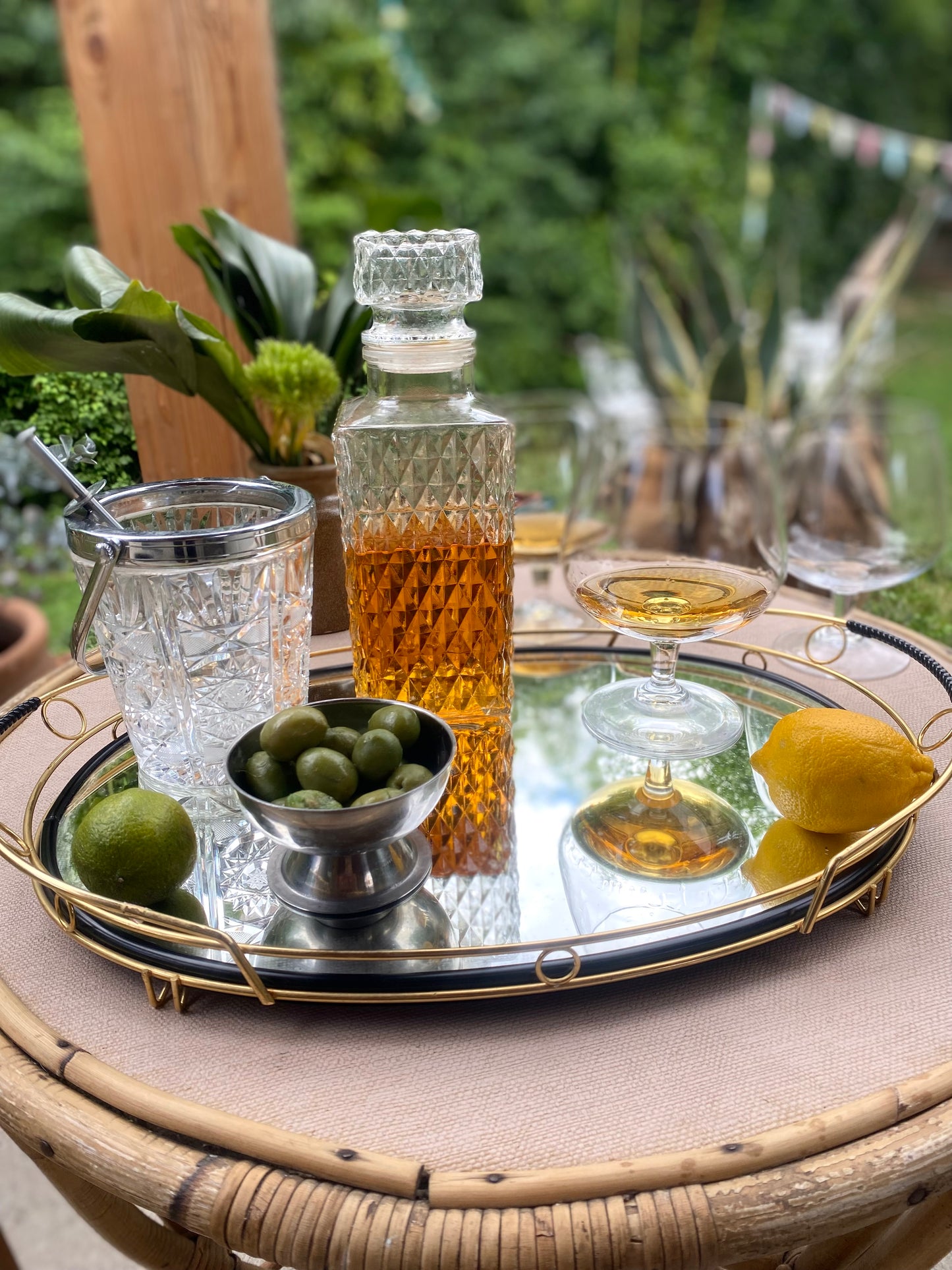 Grands verres à cognac en cristal ancien