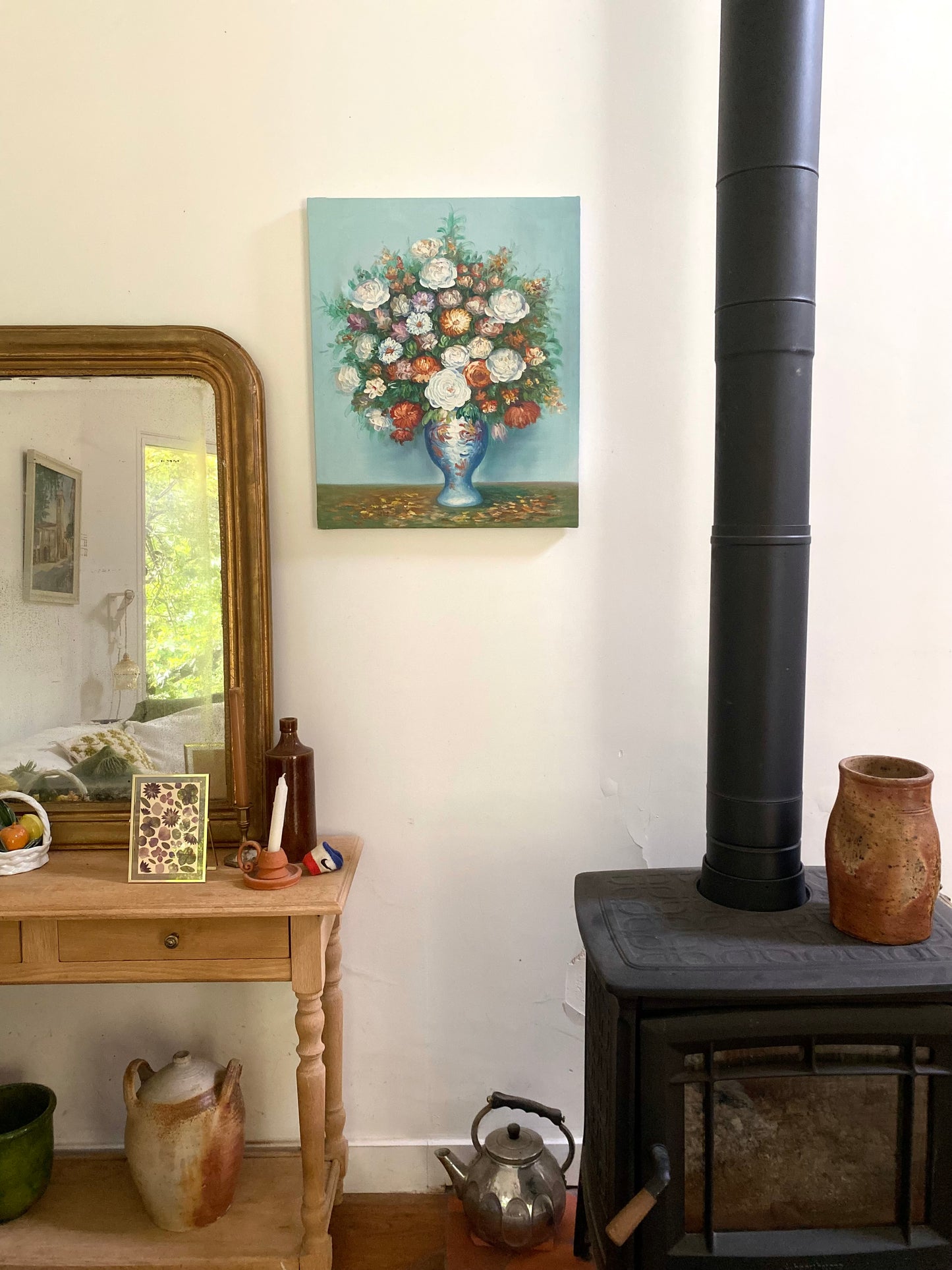 Huile sur toile vintage