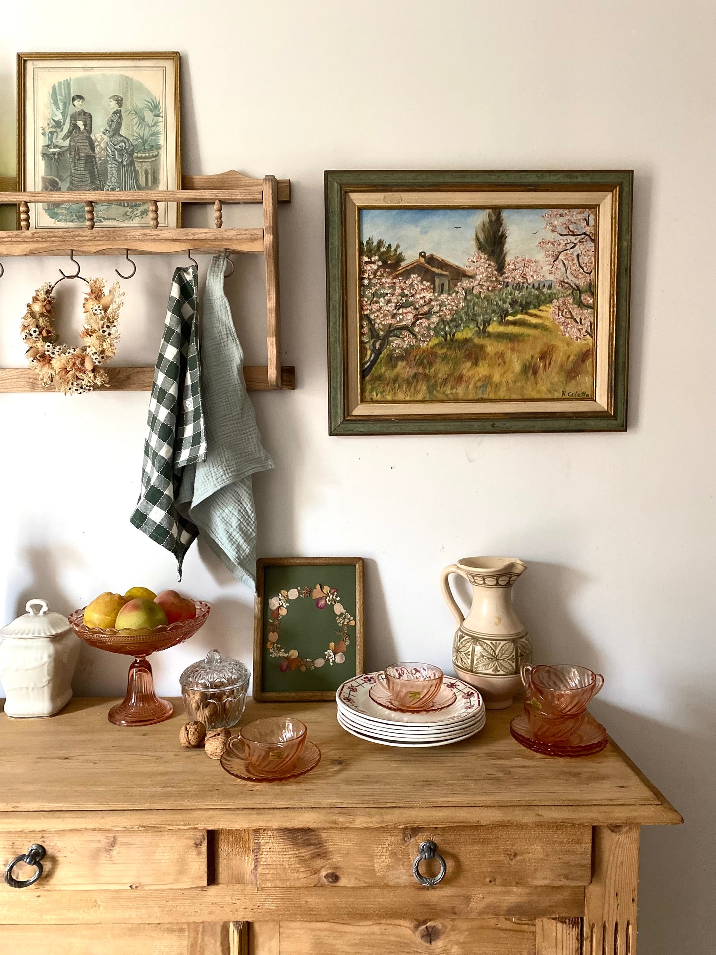 Huile sur toile ancienne