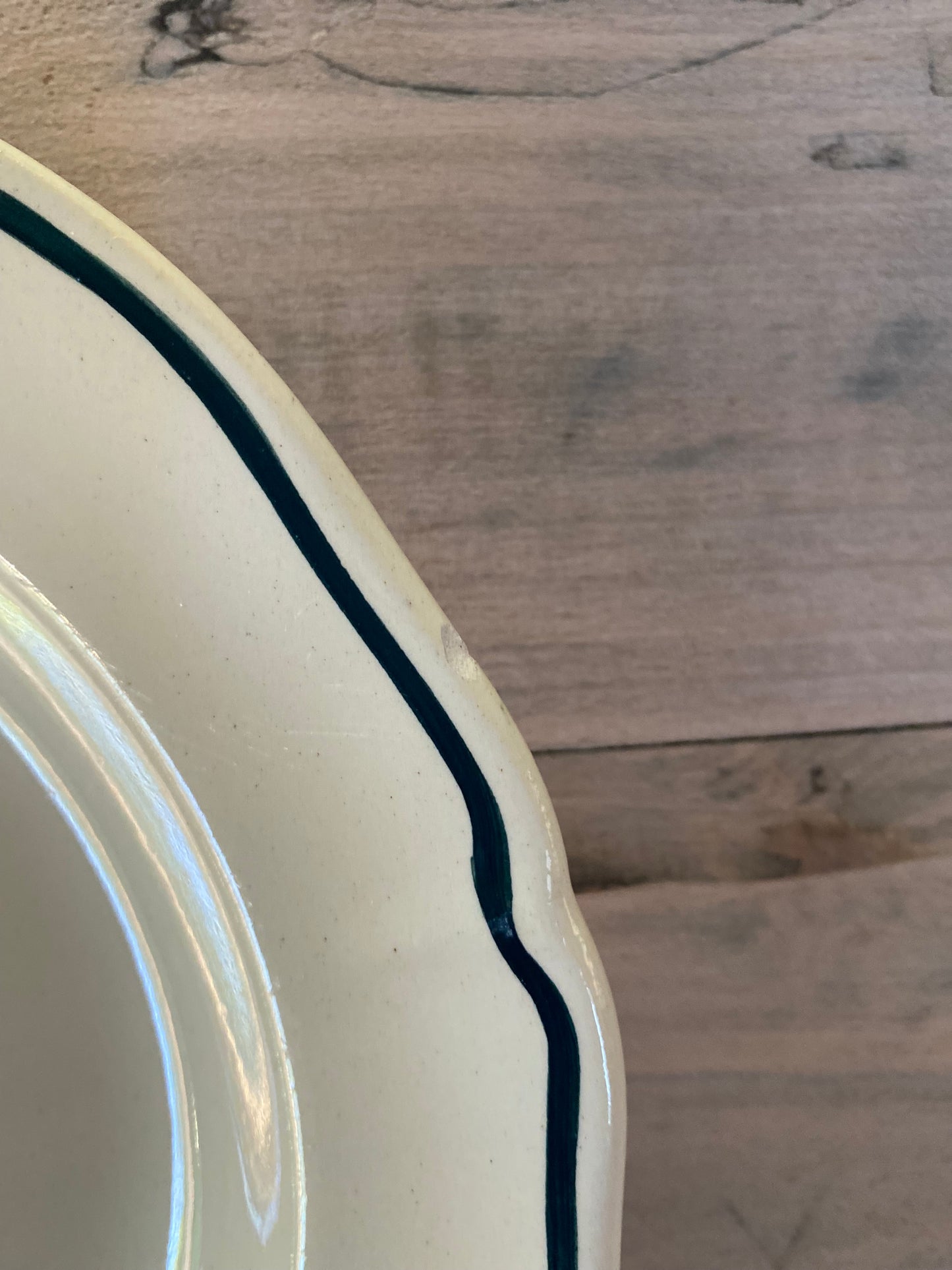 Assiettes en faïence de Gien