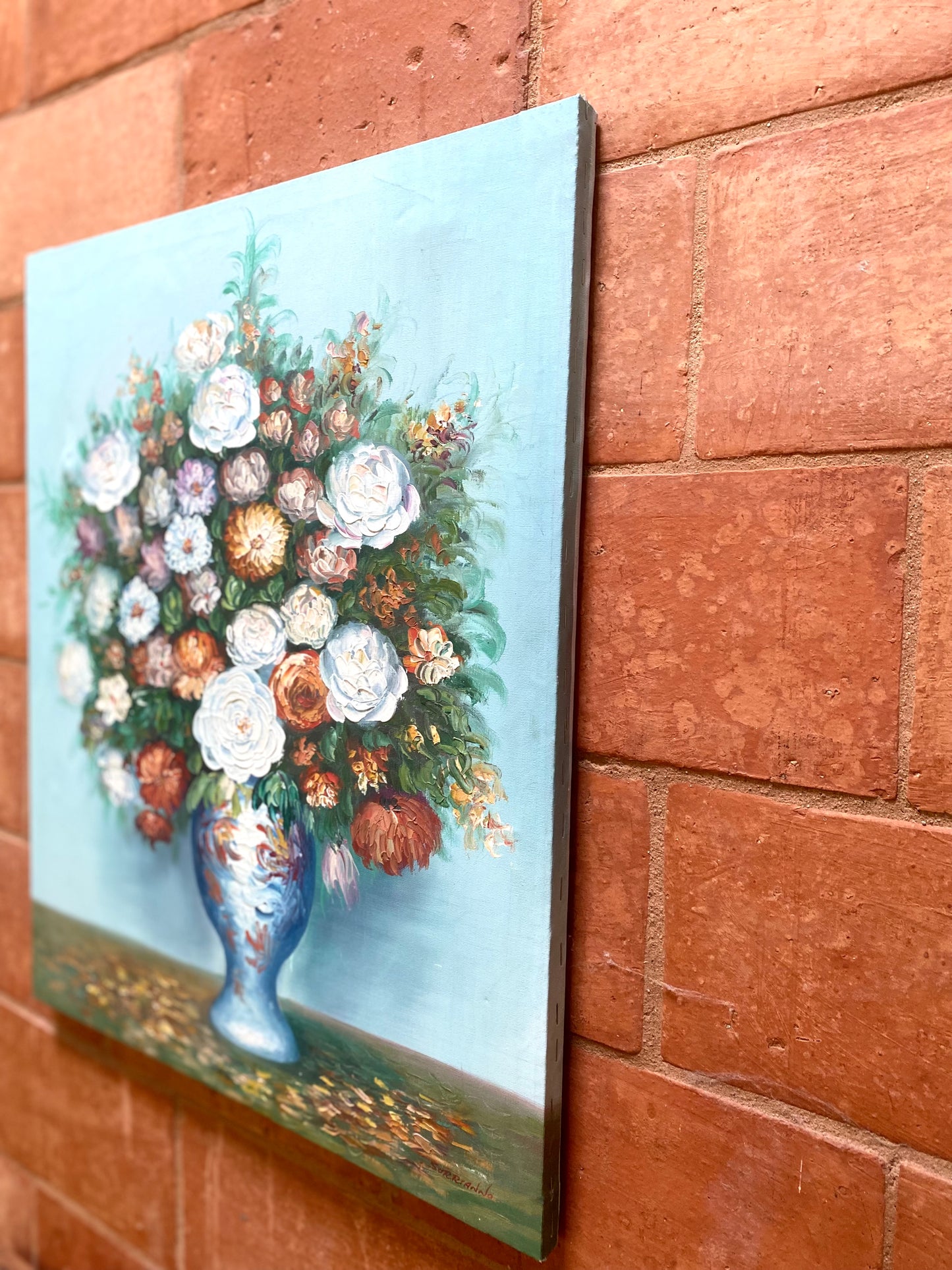 Huile sur toile vintage