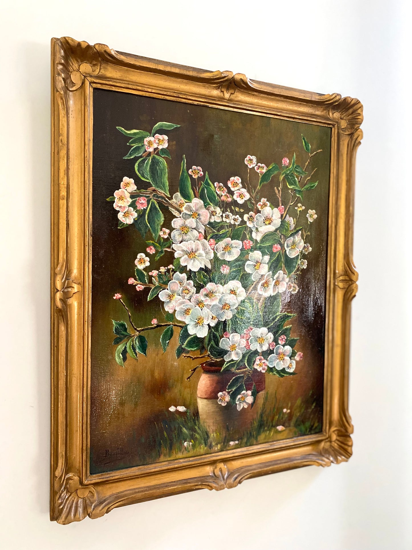 Huile sur toile ancienne