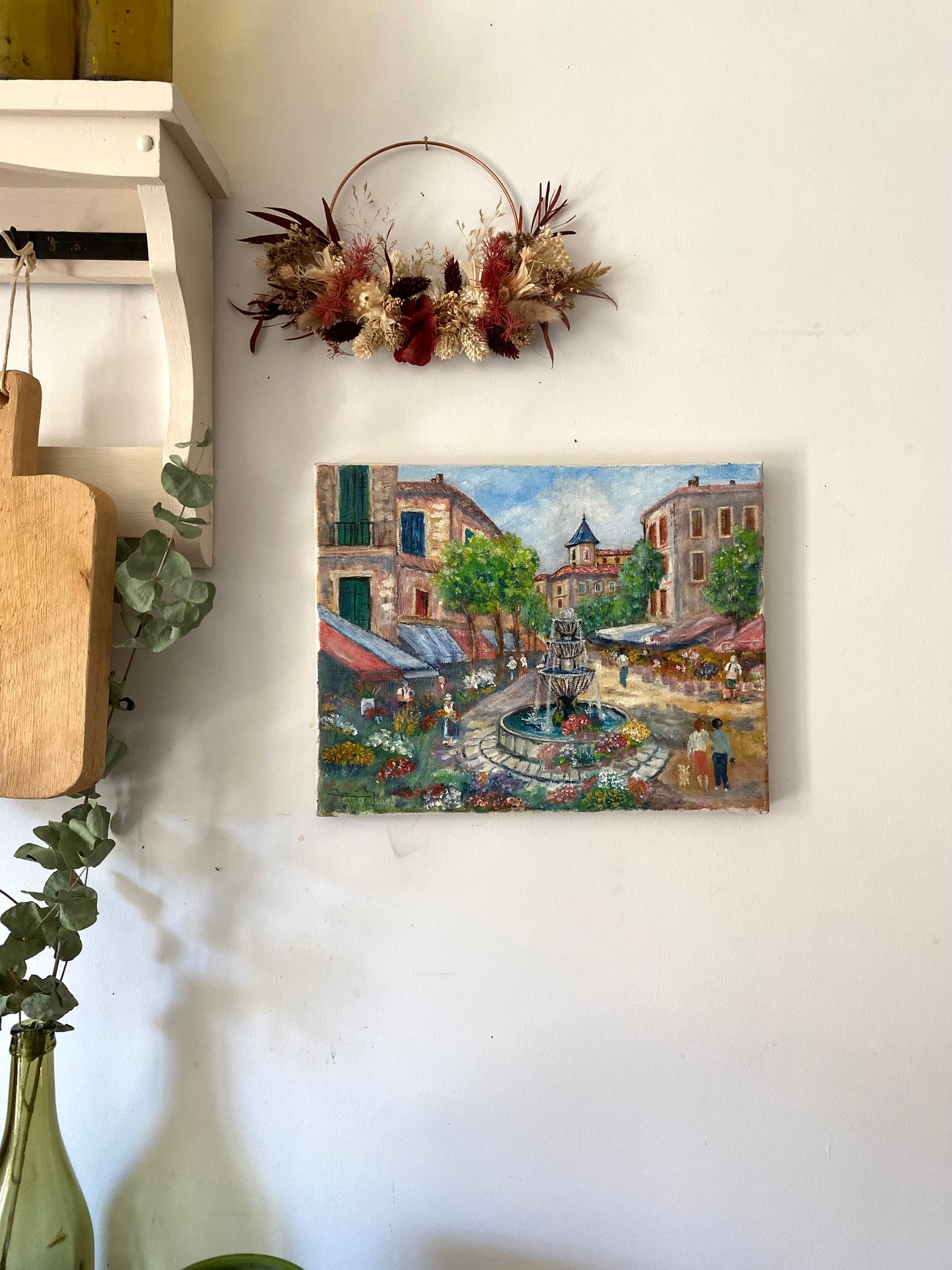 Huile sur toile vintage