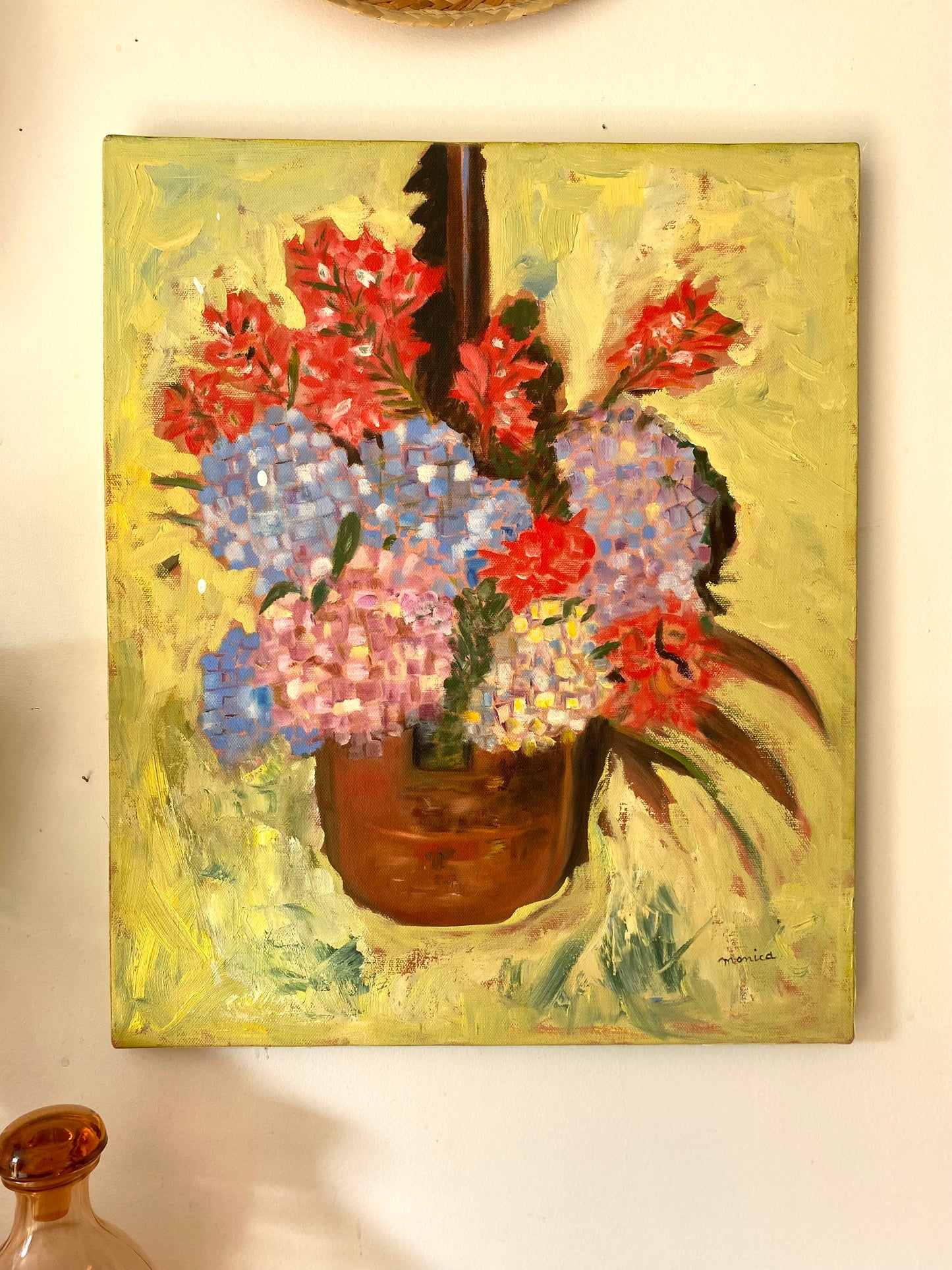 Huile sur toile ancienne