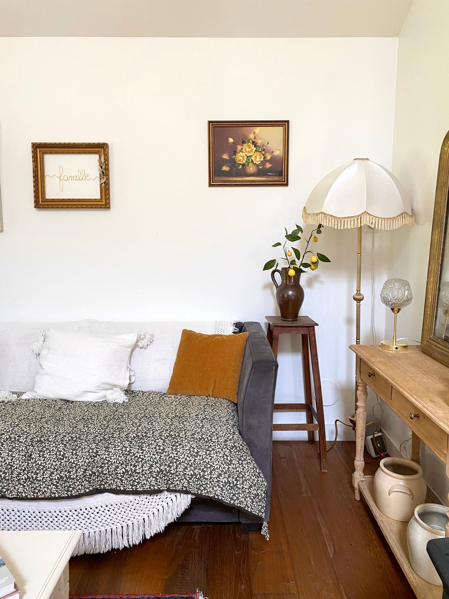 Huile sur toile ancienne