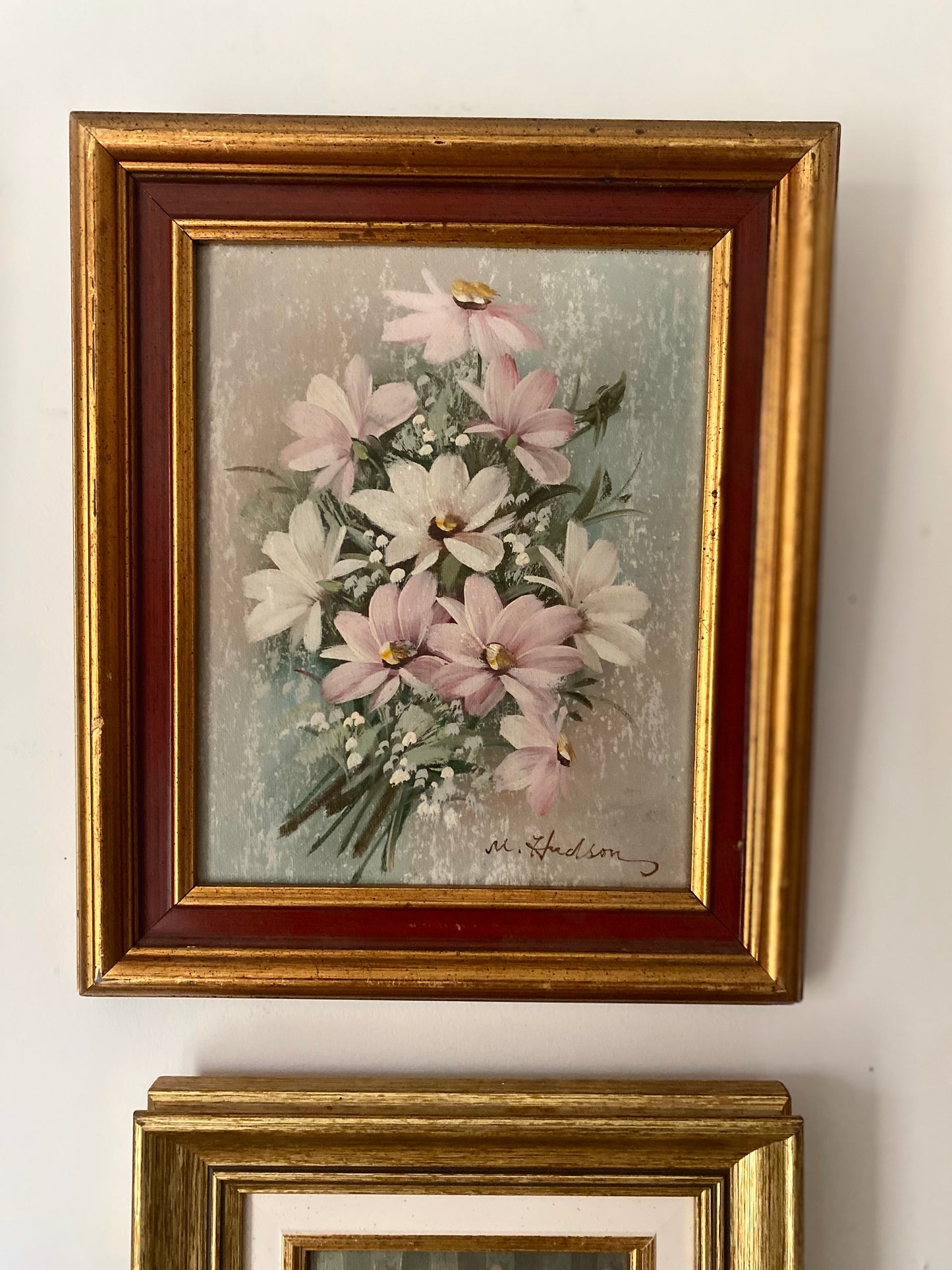 Huile sur toile ancienne encadrée