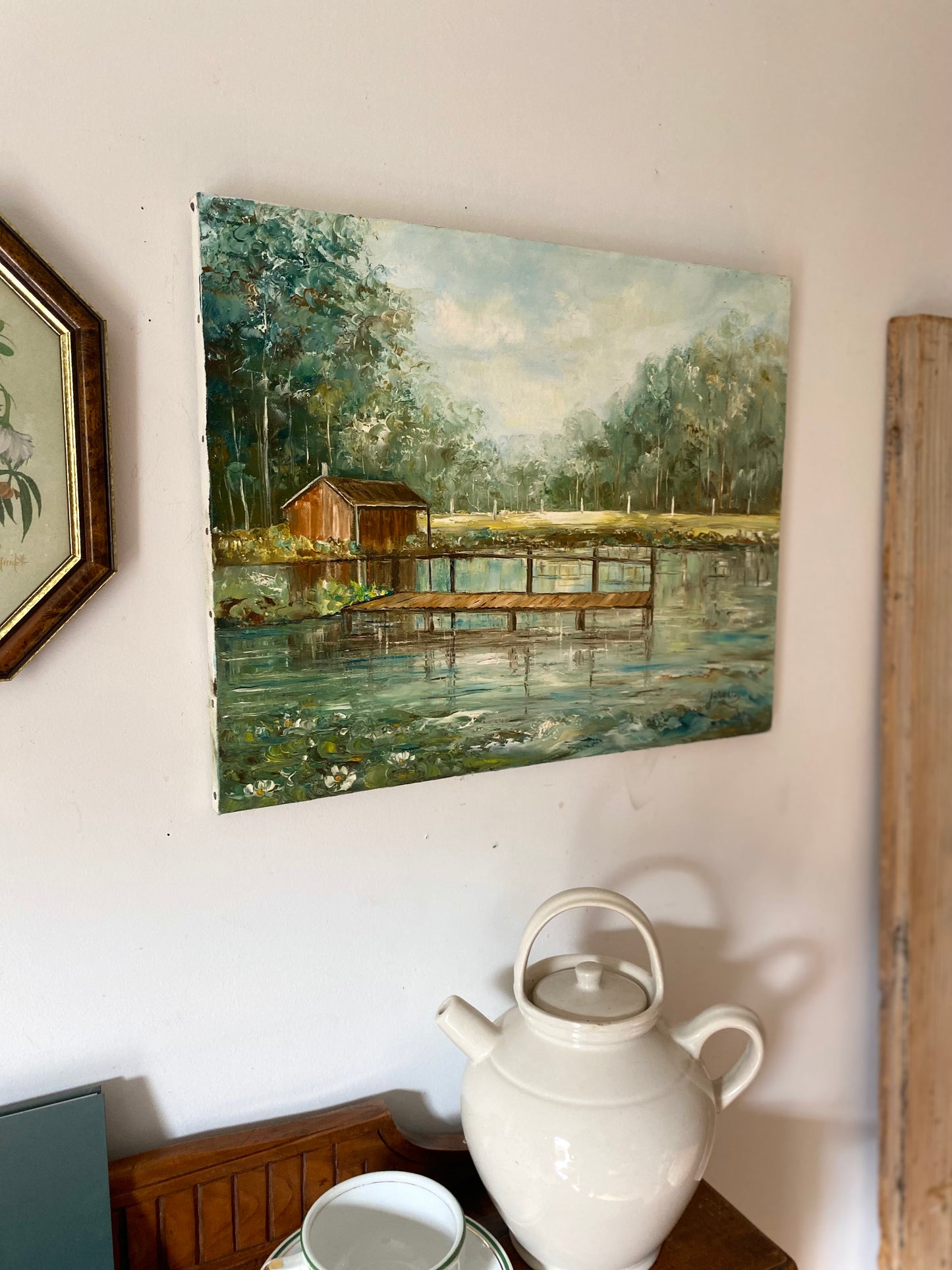 Huile sur toile vintage