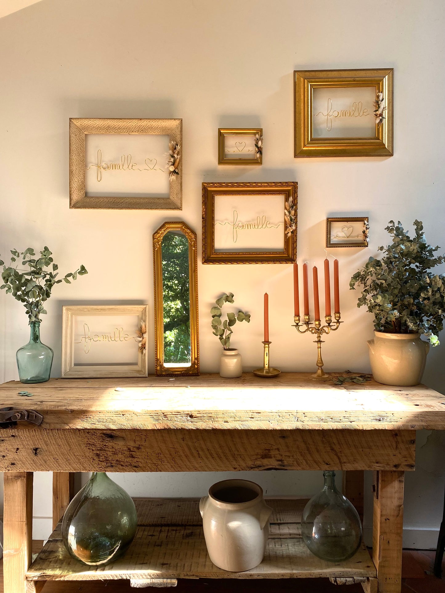 Cadre ancien décoré