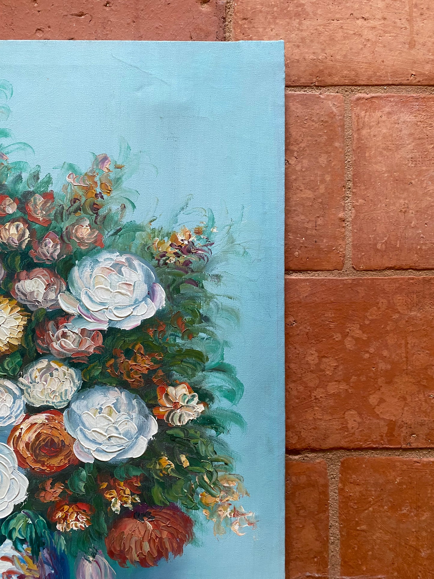 Huile sur toile vintage