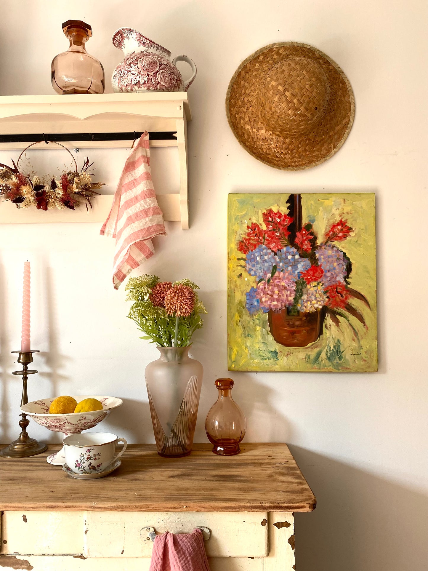 Huile sur toile ancienne
