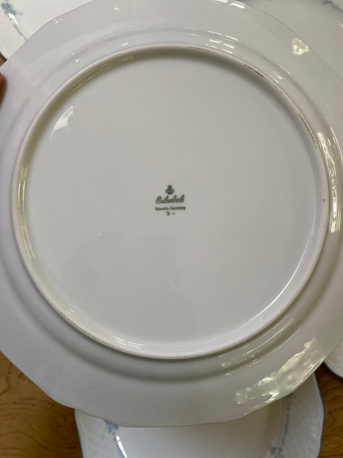 Ensemble de 6 assiettes en faïence ancienne