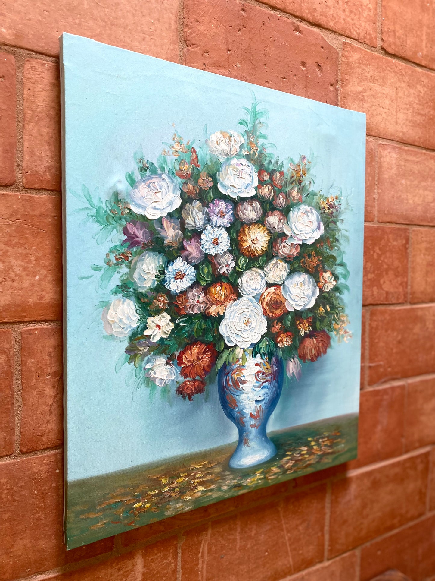 Huile sur toile vintage