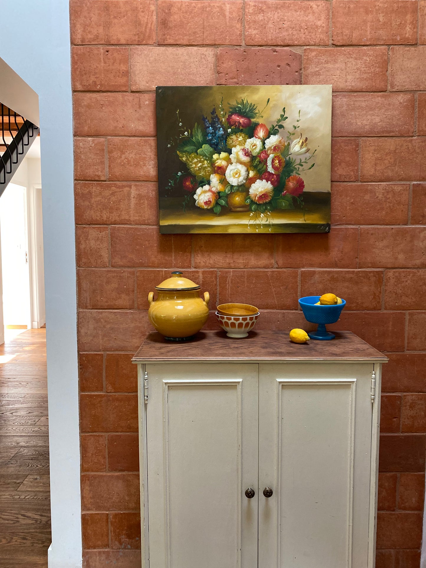 Huile sur toile ancienne