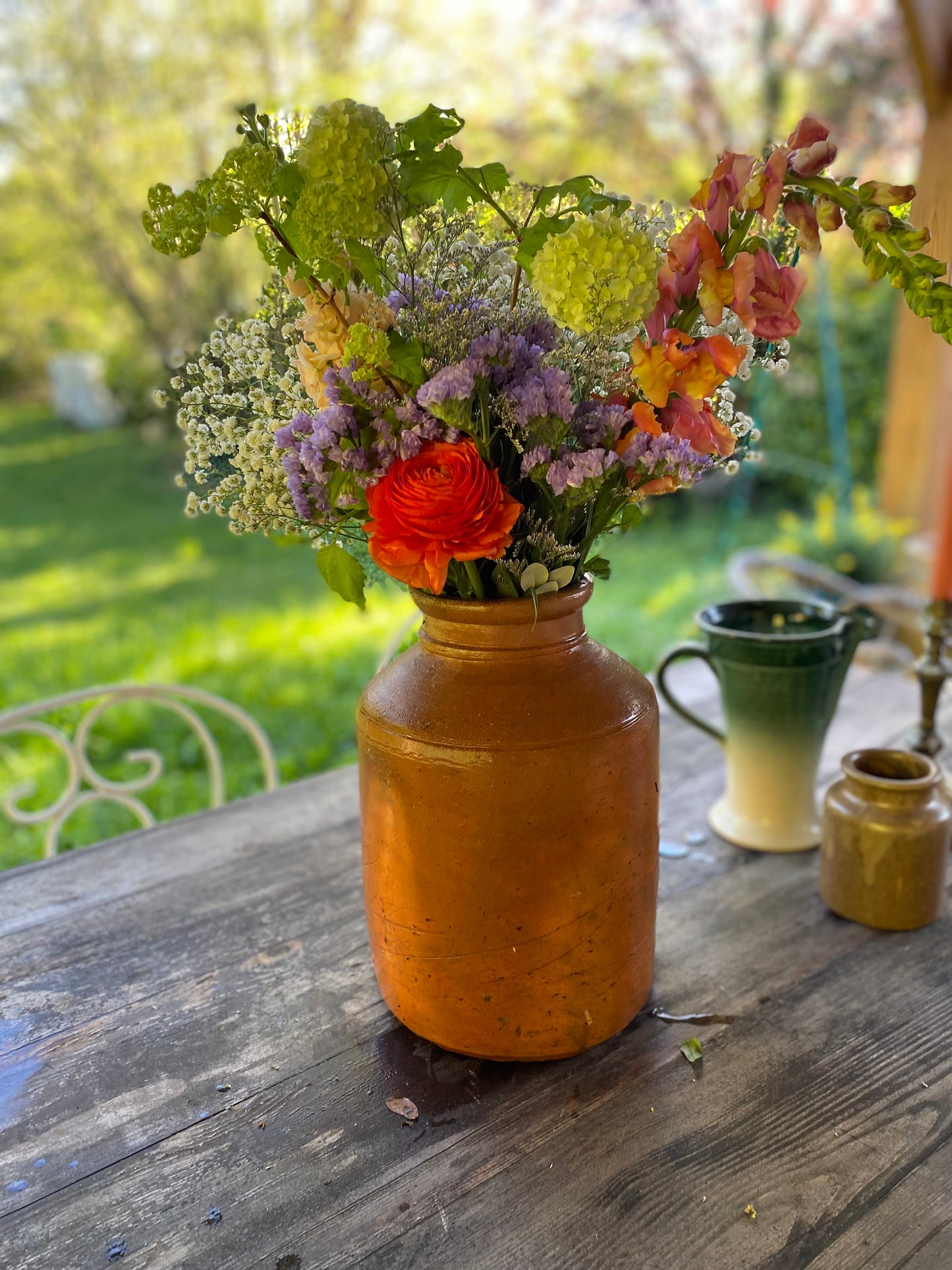 Authentique Grand Pot à Confit en Grès Vernissé Numéroté - fin du XIXe siècle ou du tout début du XXe siècle