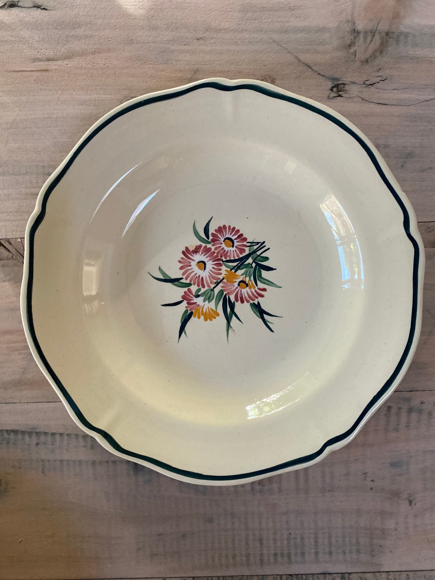 Assiettes en faïence de Gien