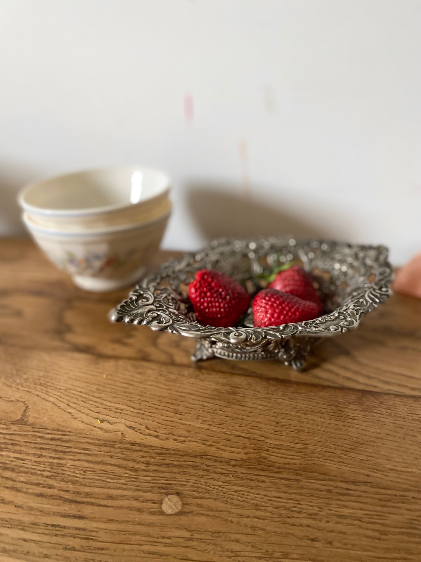 Ravier argenté ancien