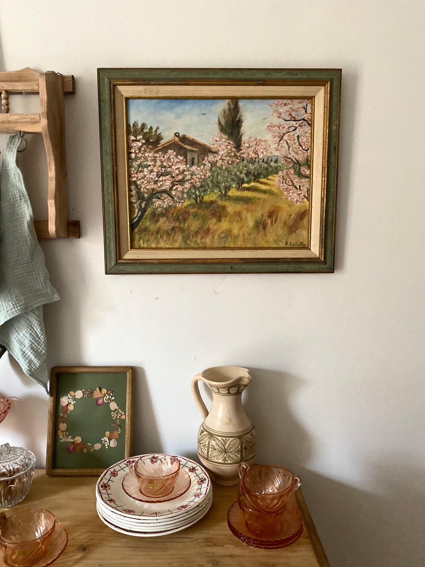 Huile sur toile ancienne