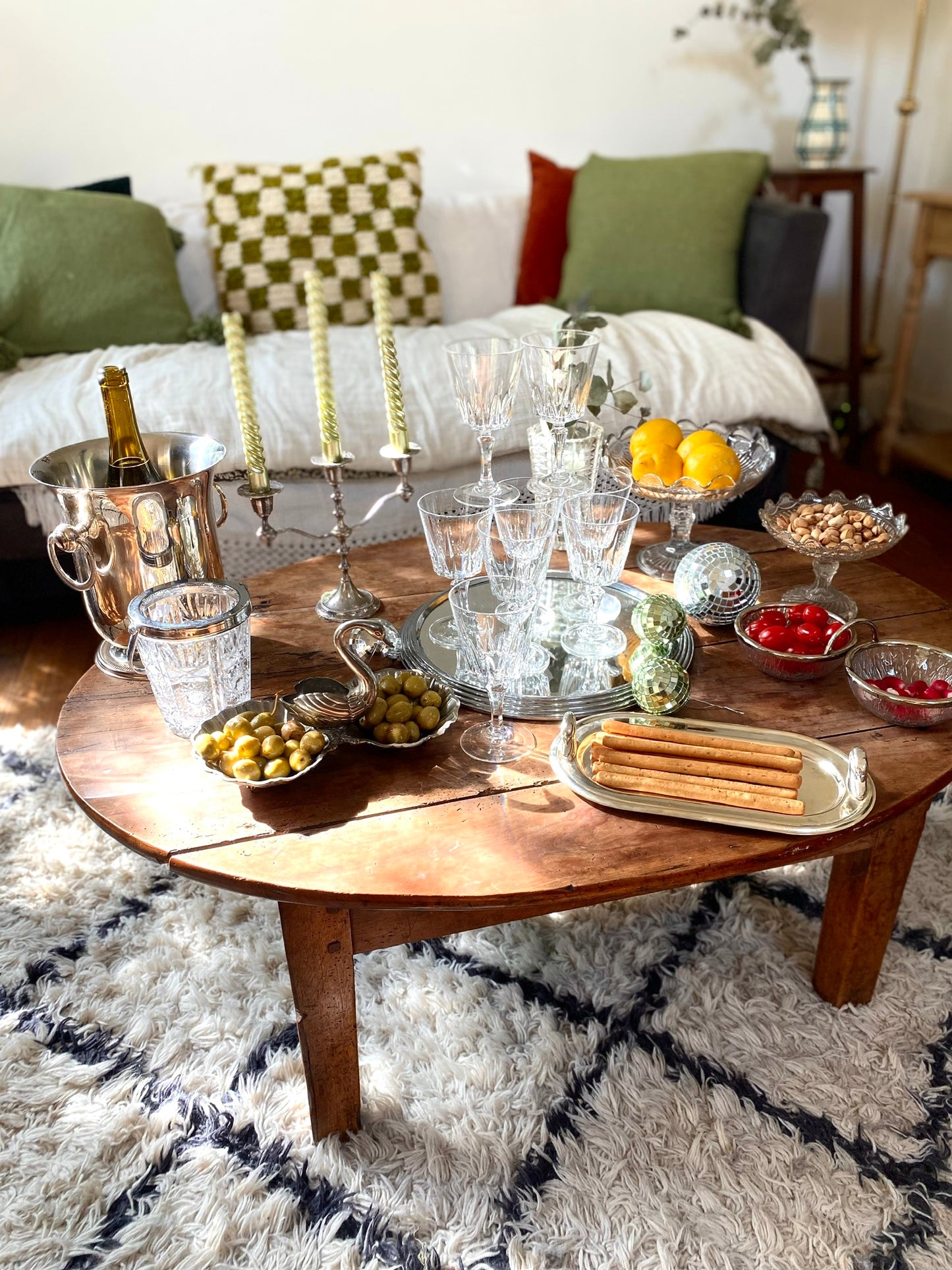 Plat de présentation Cygne