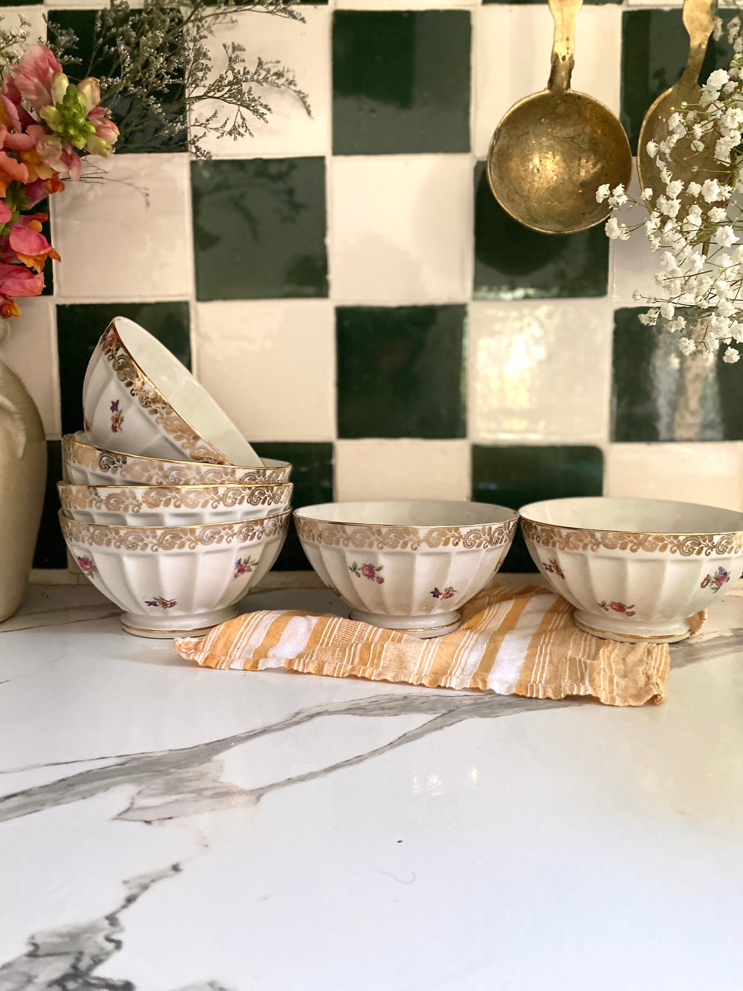 Bols – Porcelaine de Limoges fin du XIXe siècle / début du XXe siècle