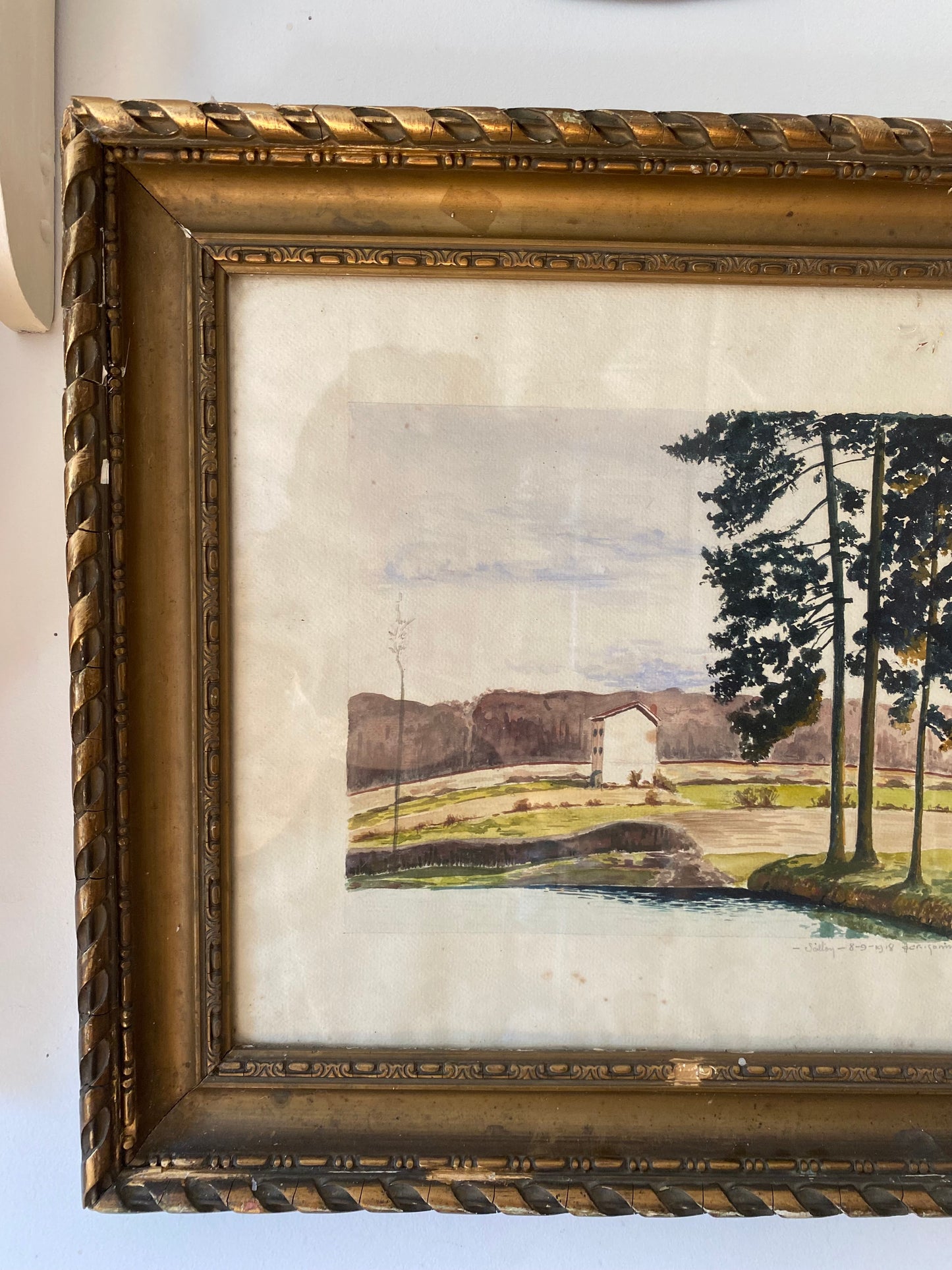 Tableau ancien de 1918