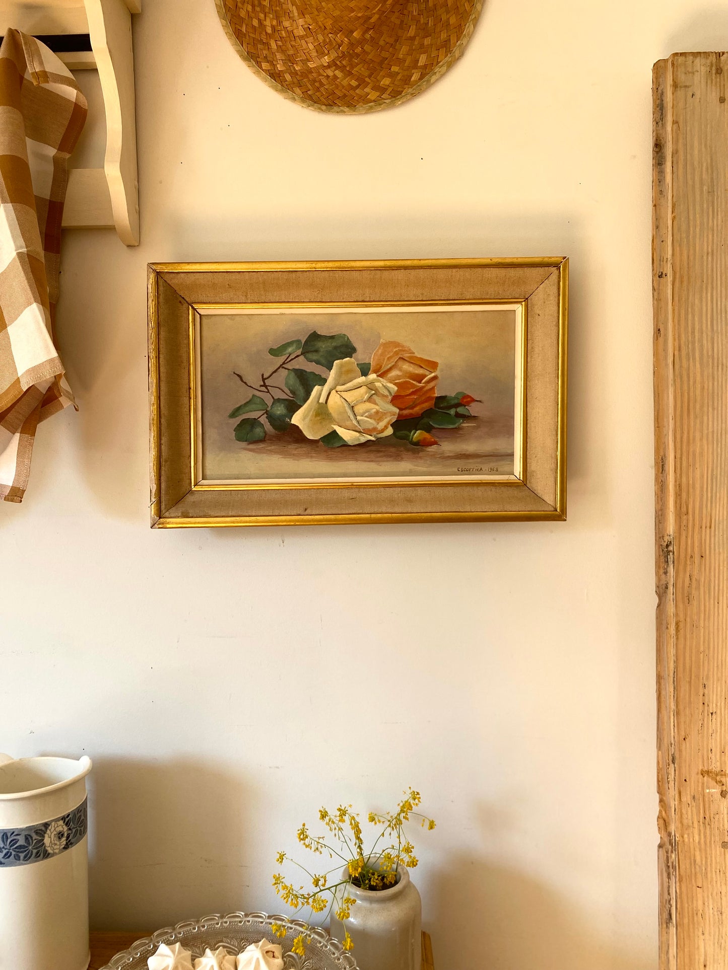 Huile sur toile ancienne