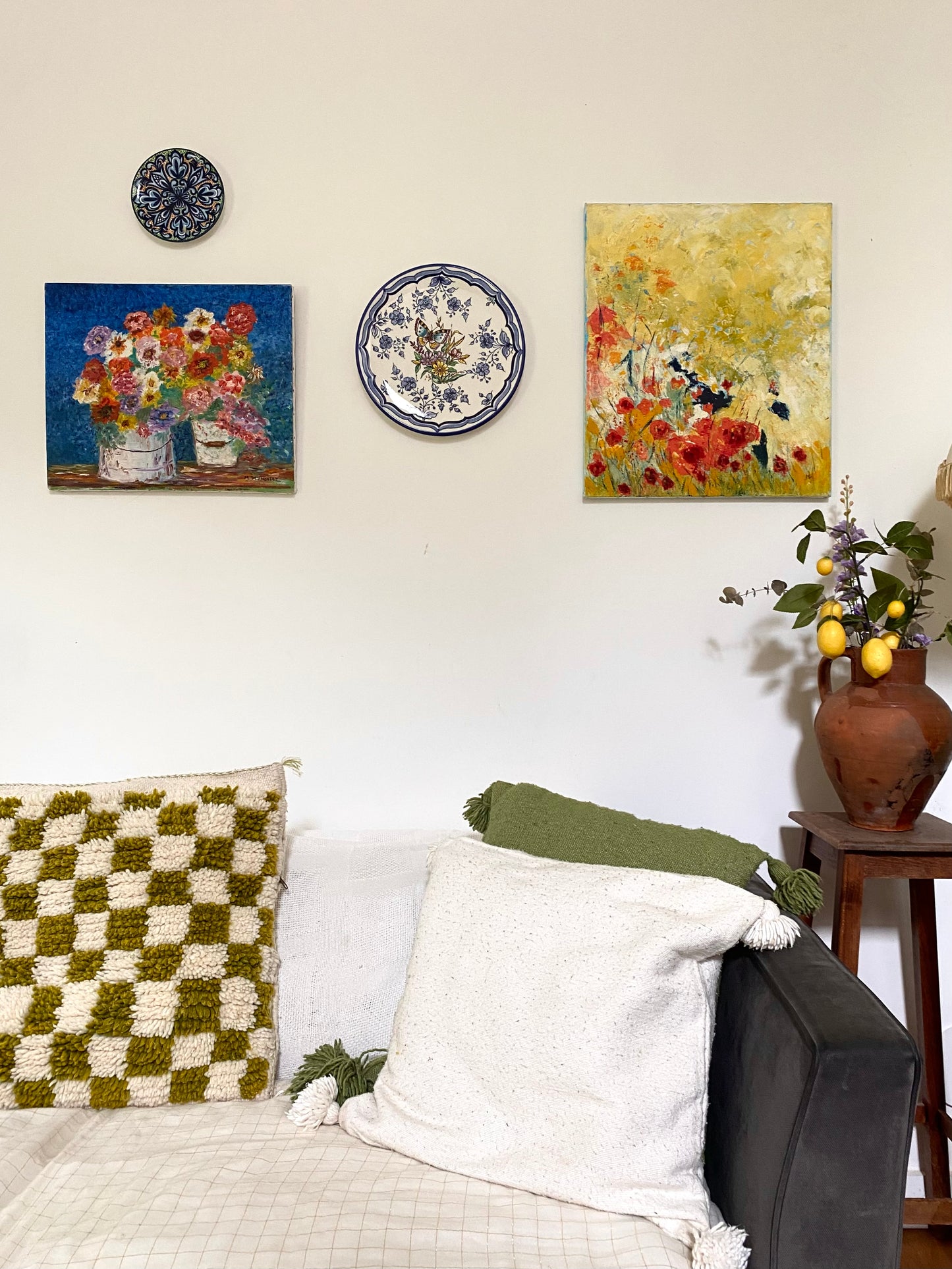 Huile sur toile vintage