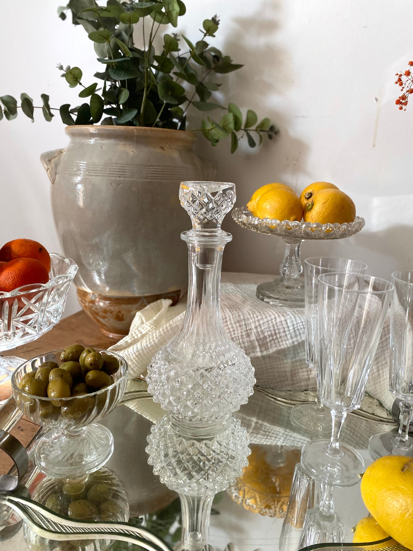 Carafe à liqueur en cristal - 1930