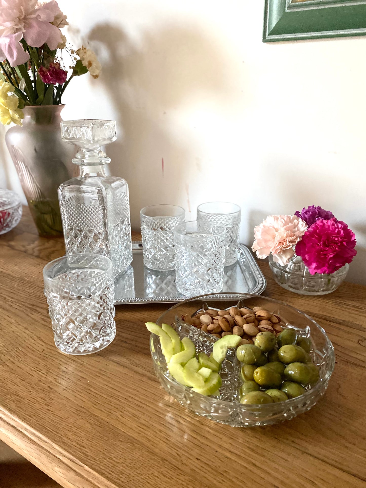 Service à liqueur vintage