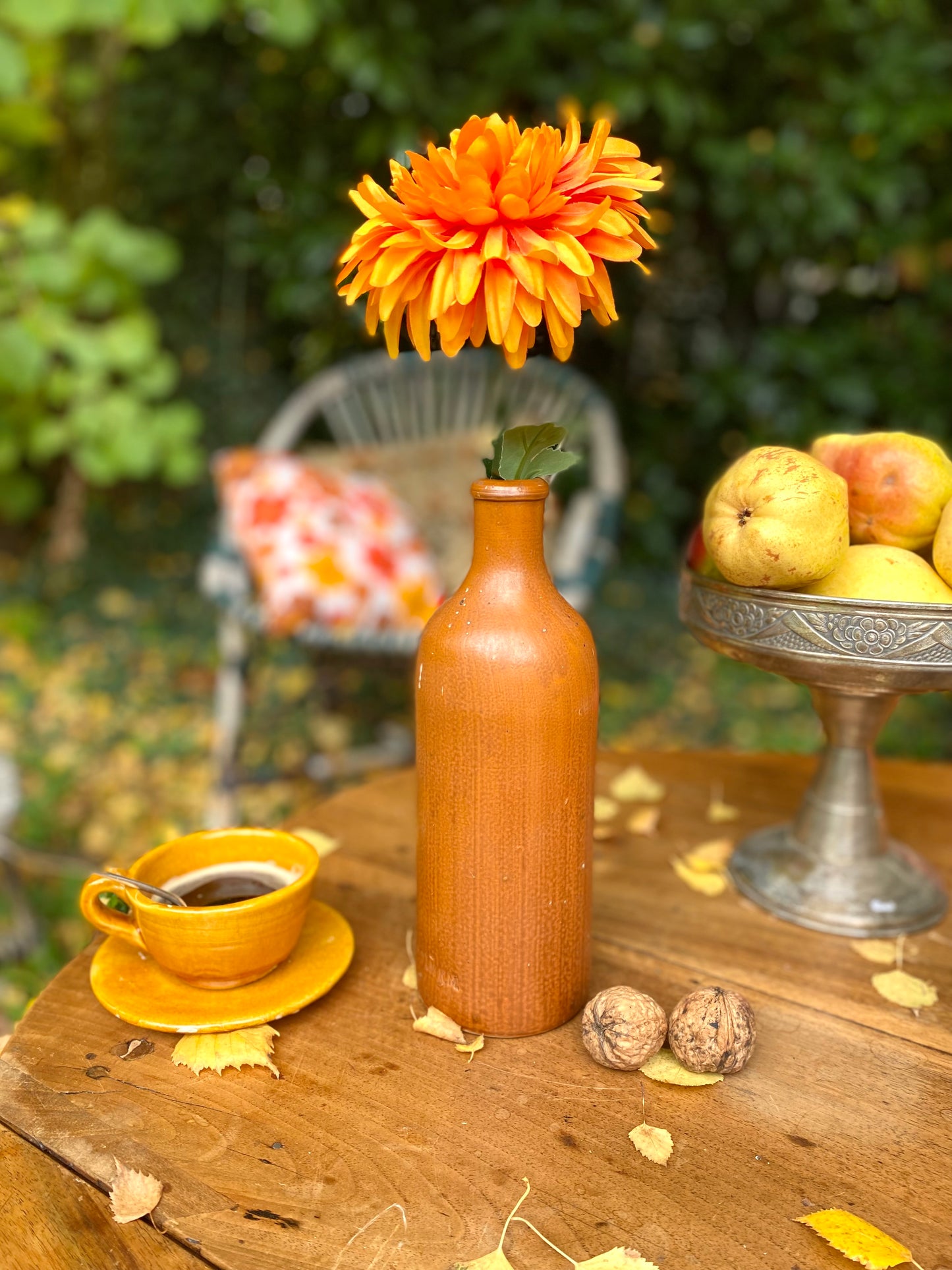 Bouteille en grès ancien