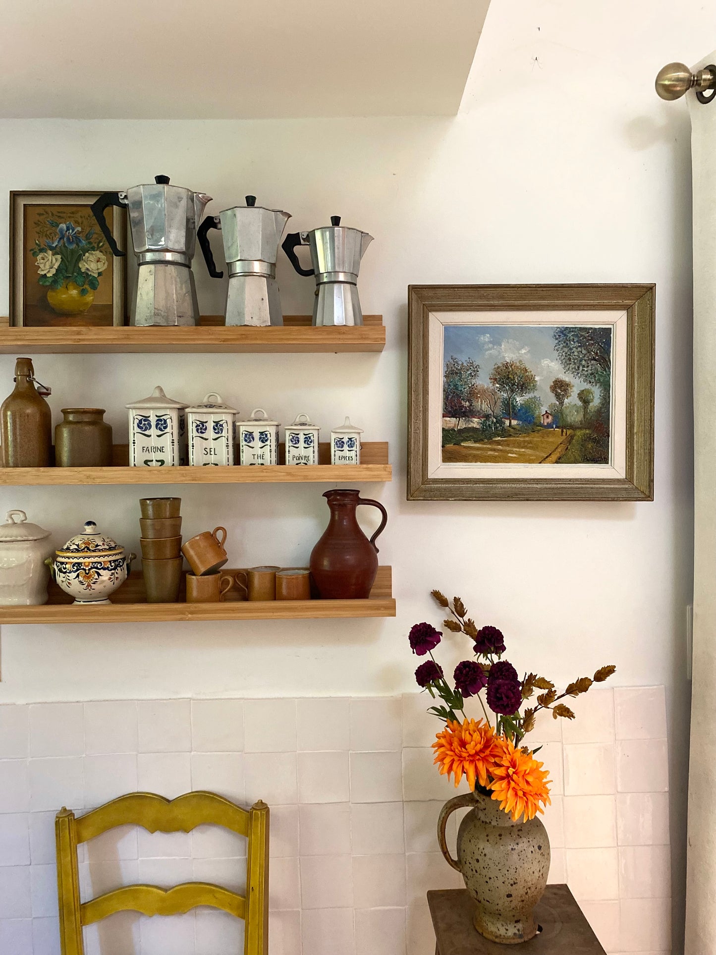 Huile sur toile ancienne