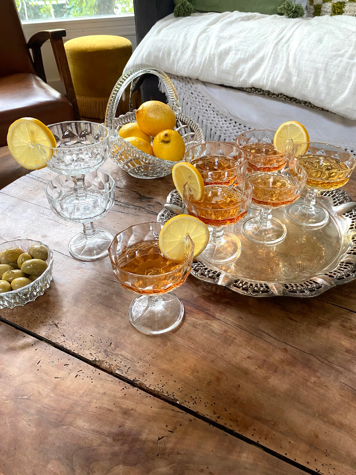 Coupes à champagne vintage