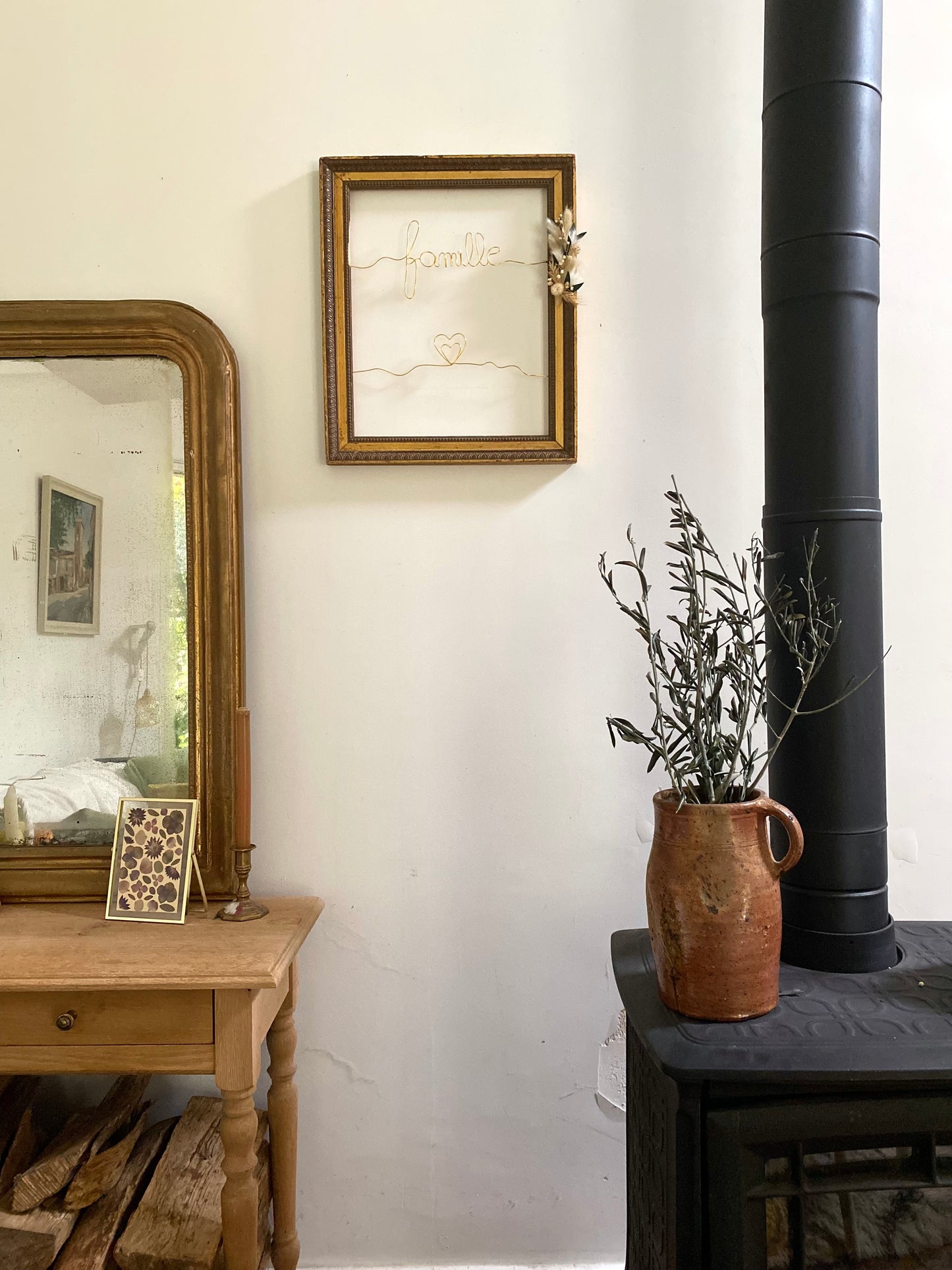 Cadre ancien decoré