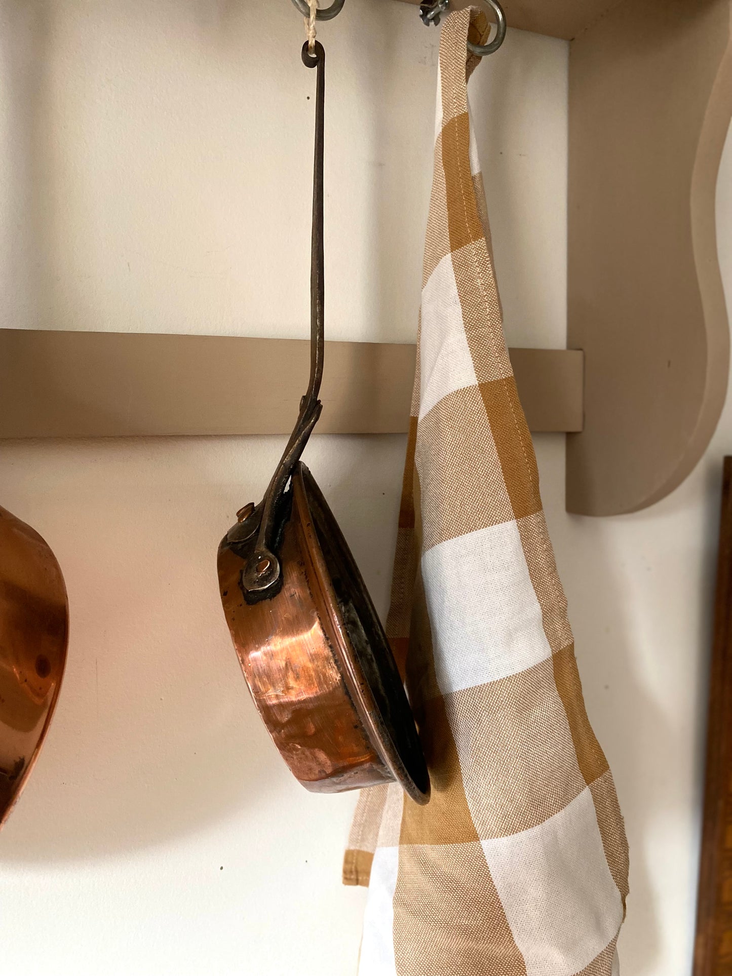 Casserole en cuivre ancien