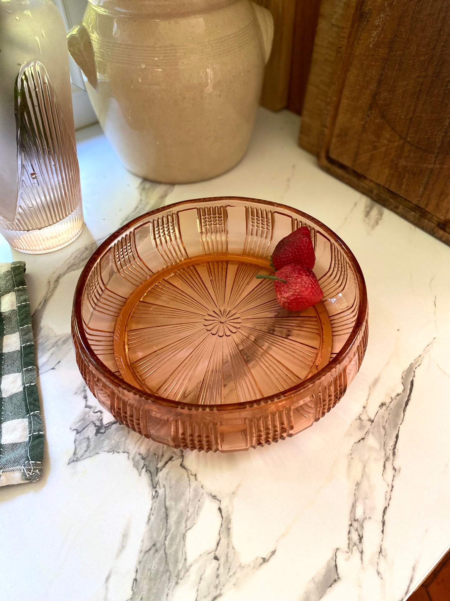 Coupe de présentation en Rosaline quadrillée 1960