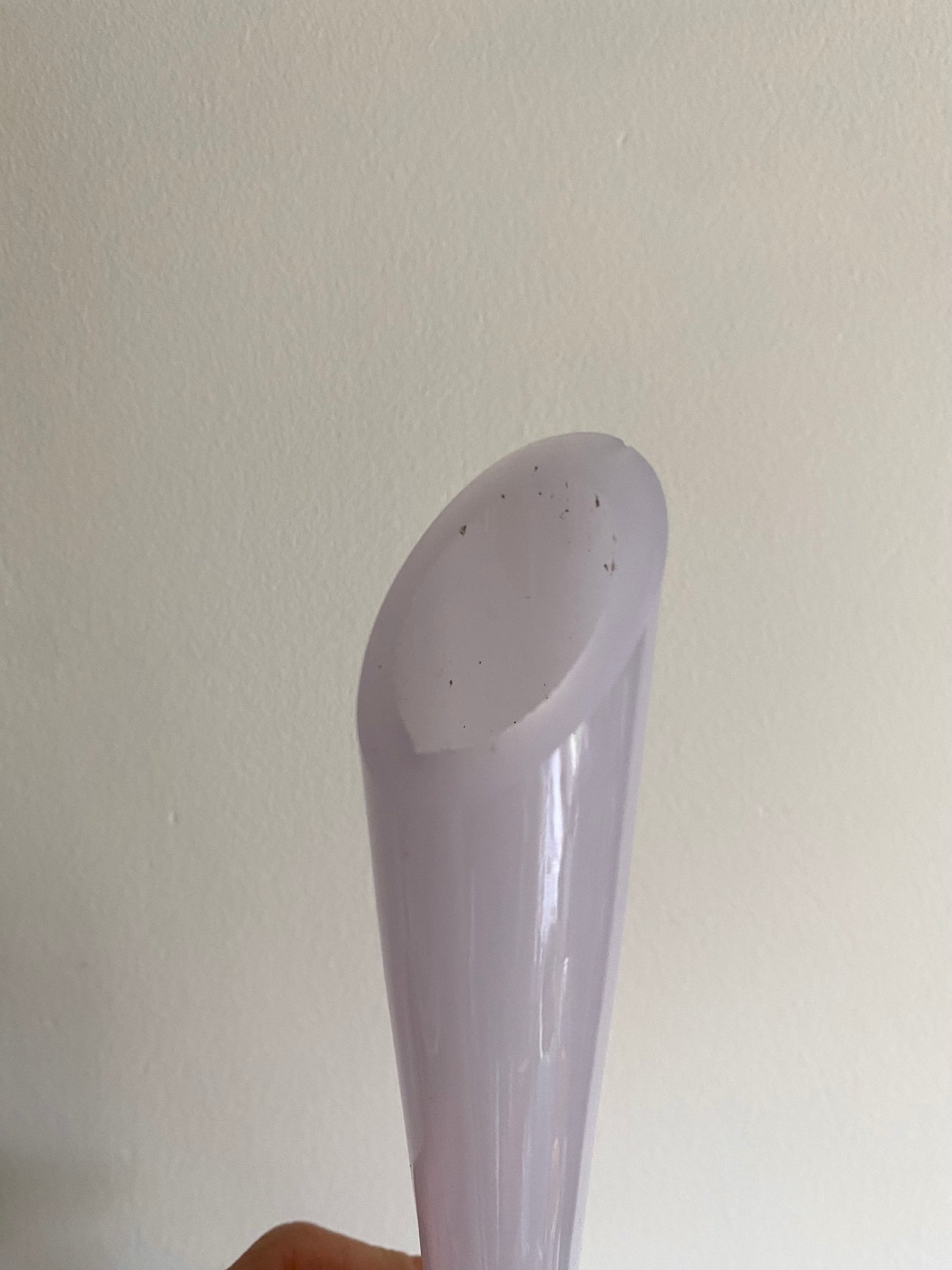 Soliflore en opaline irisée vintage
