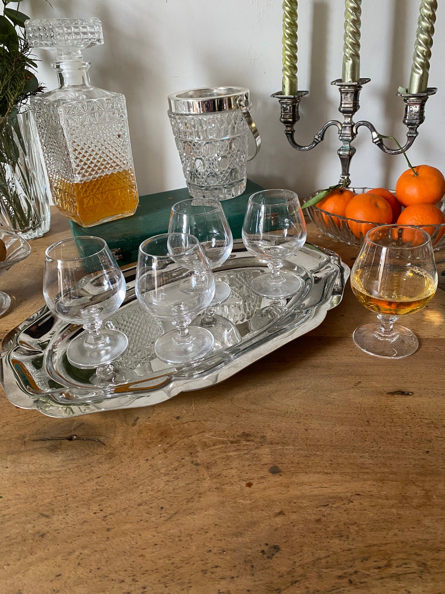 Service à digestif en cristal ancien