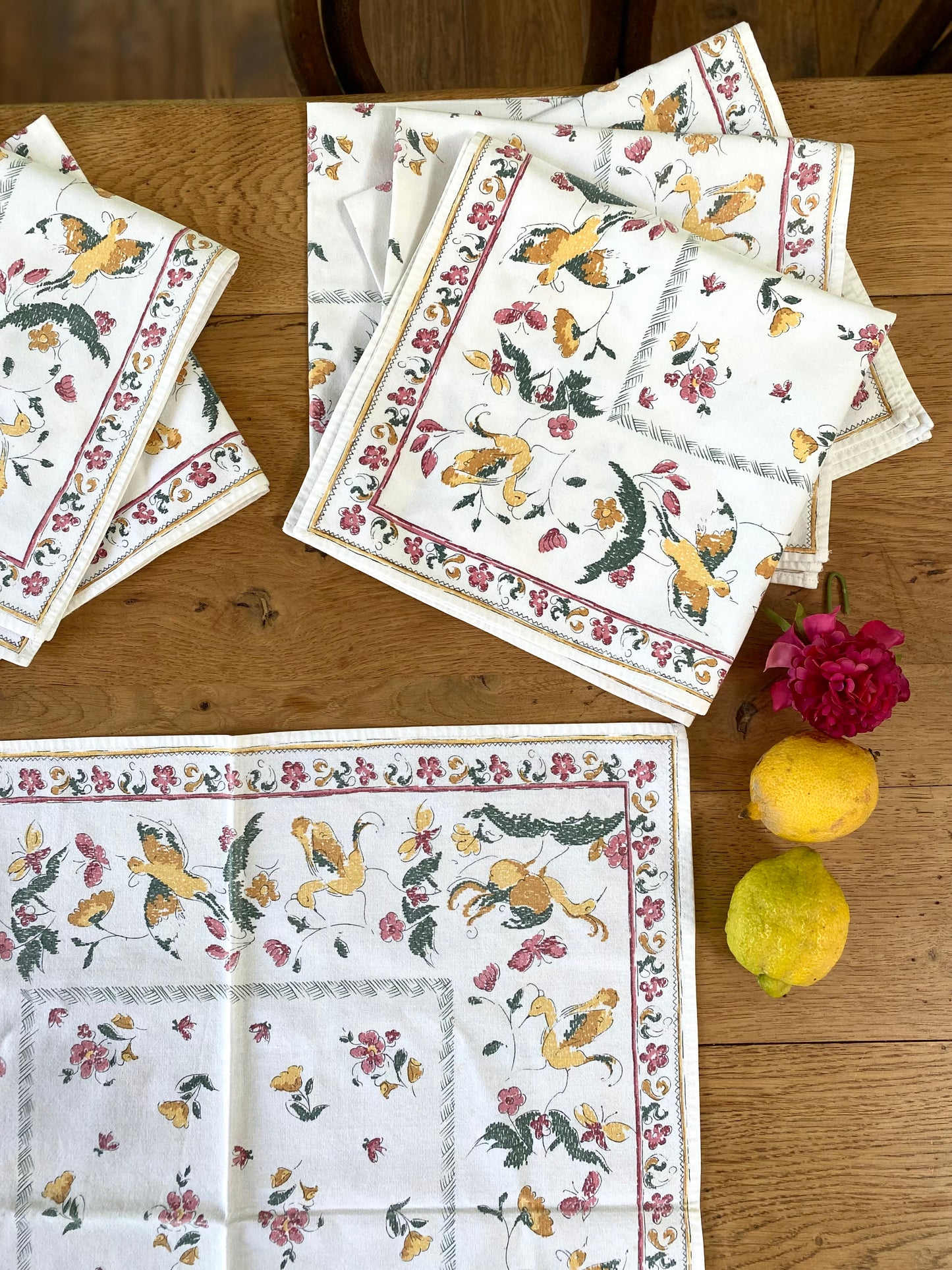 Serviettes de table en coton
