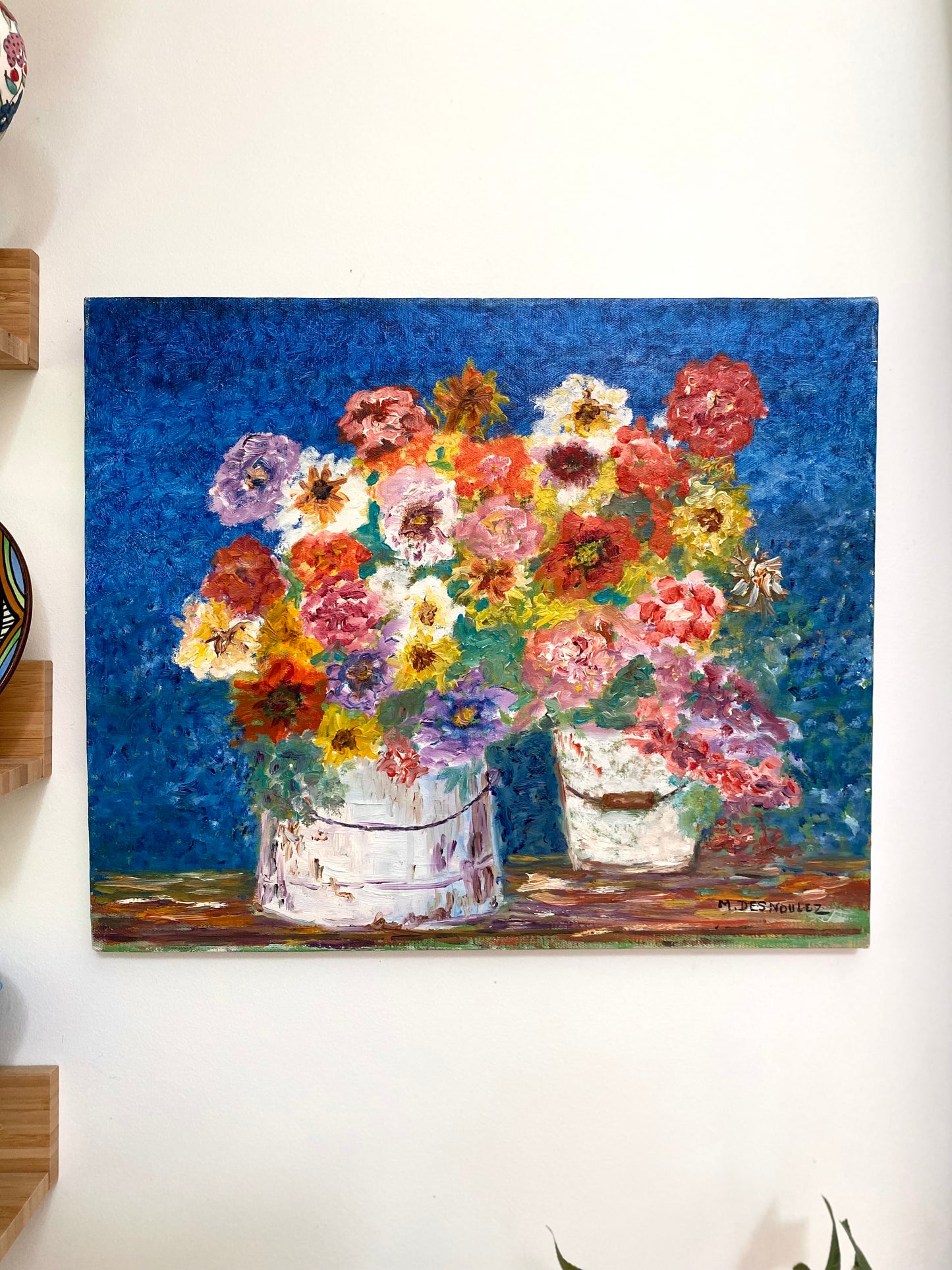 Huile sur toile vintage
