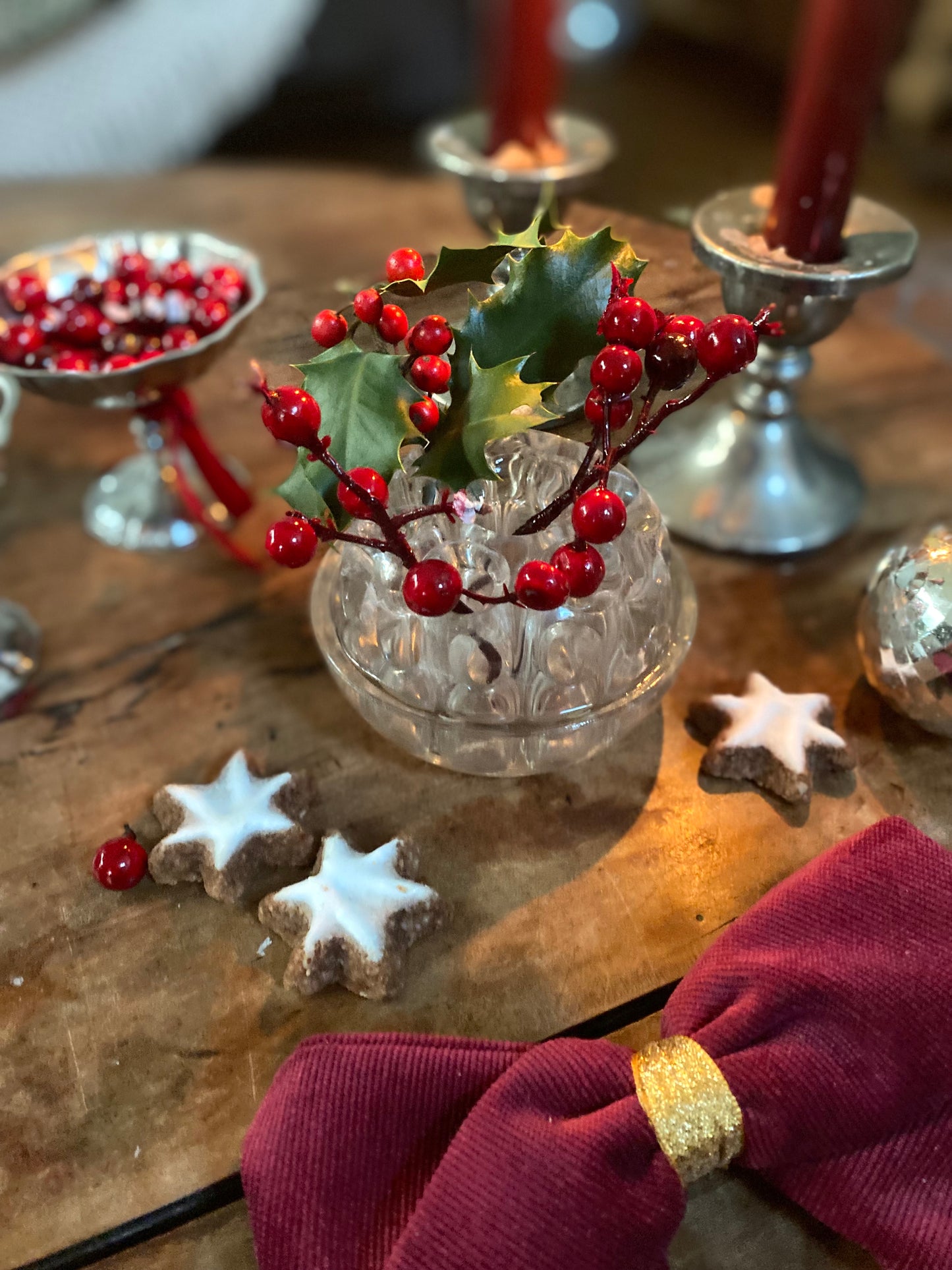 Pique fleur en verre ancien