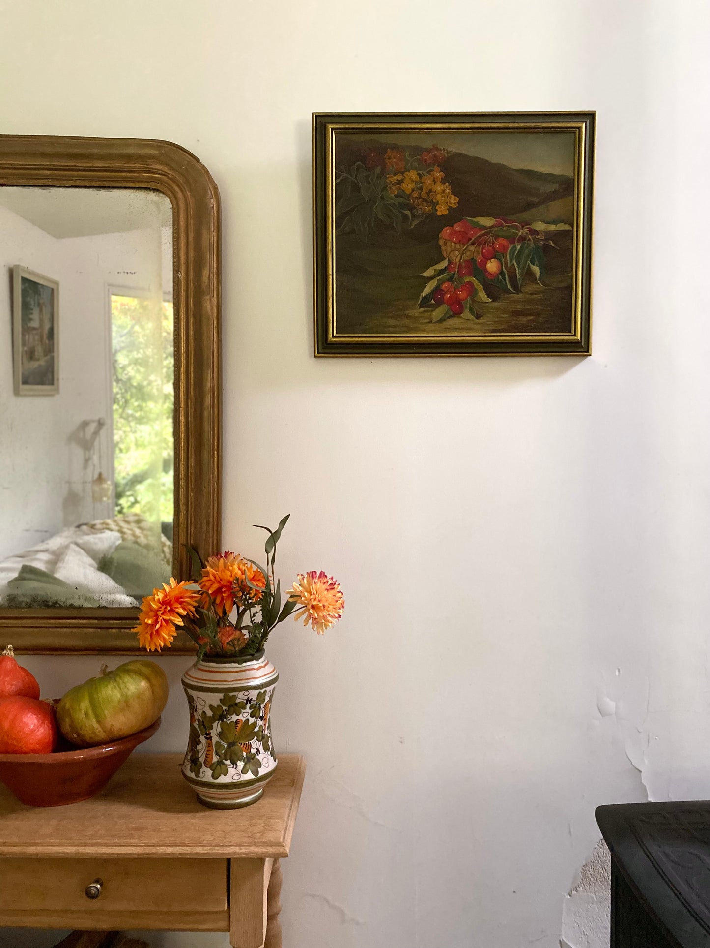 Nature morte à l’huile ancienne