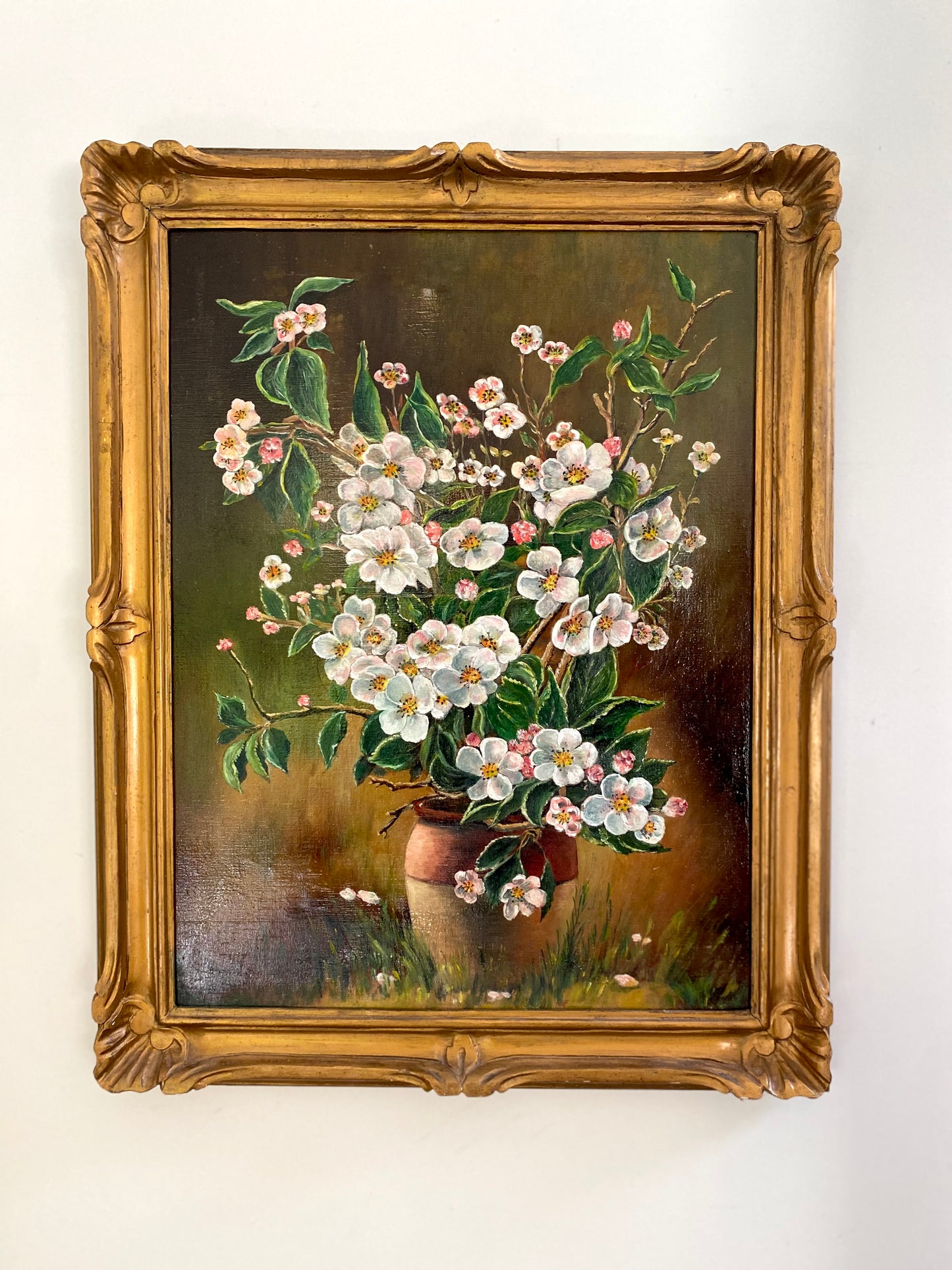 Huile sur toile ancienne
