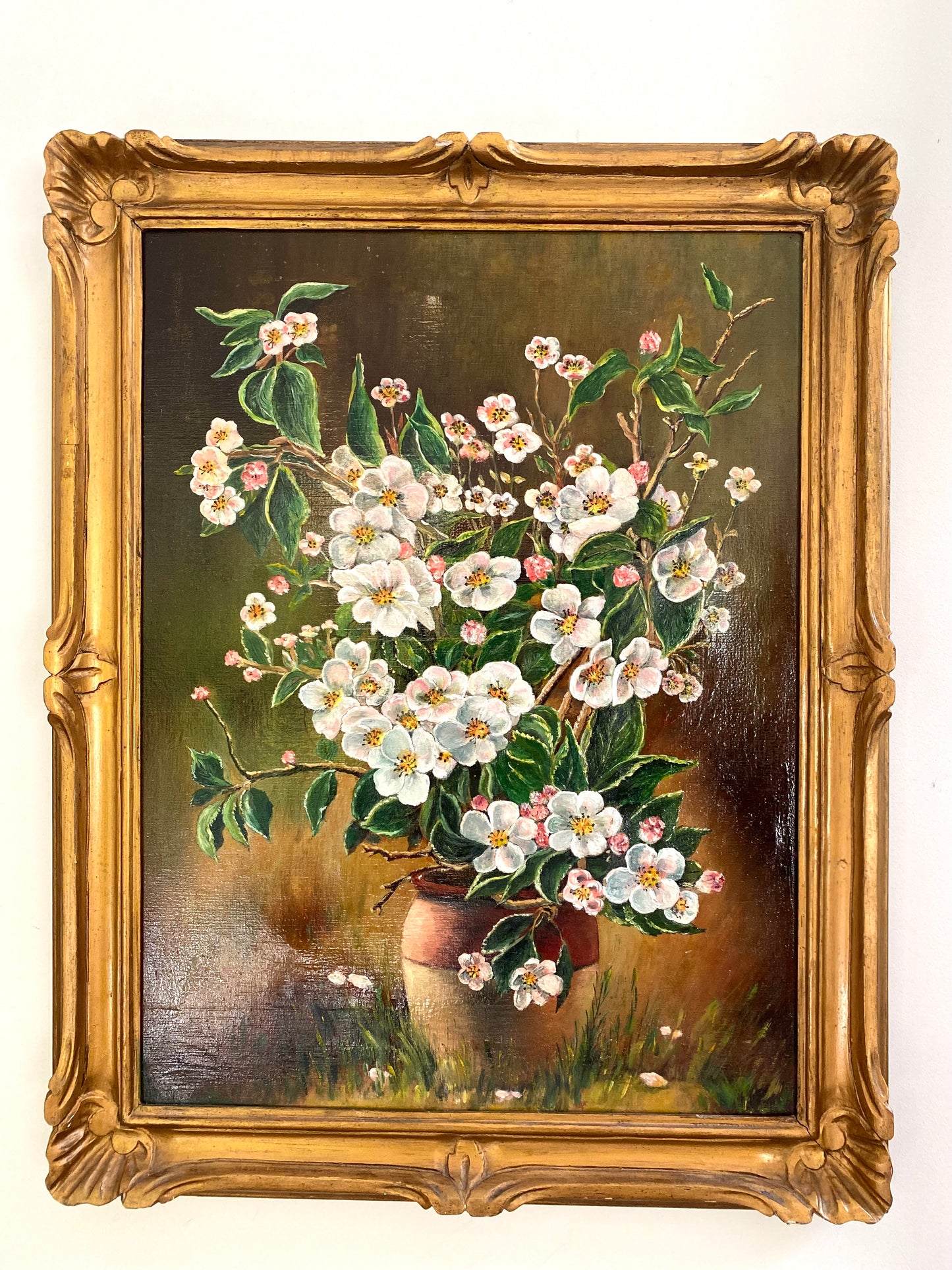 Huile sur toile ancienne