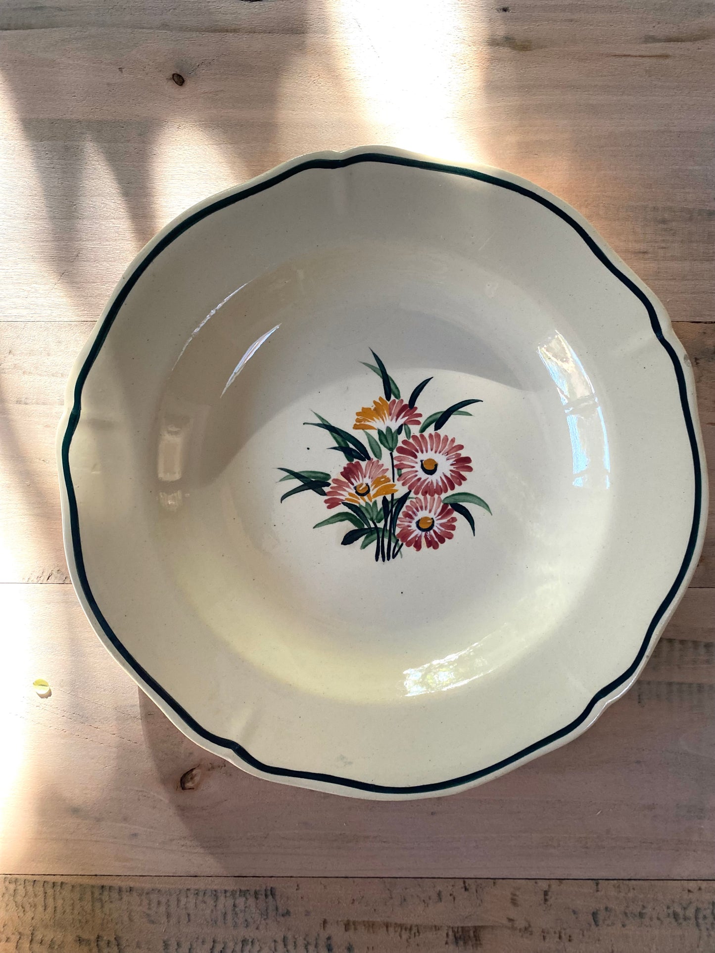 Assiettes en faïence de Gien