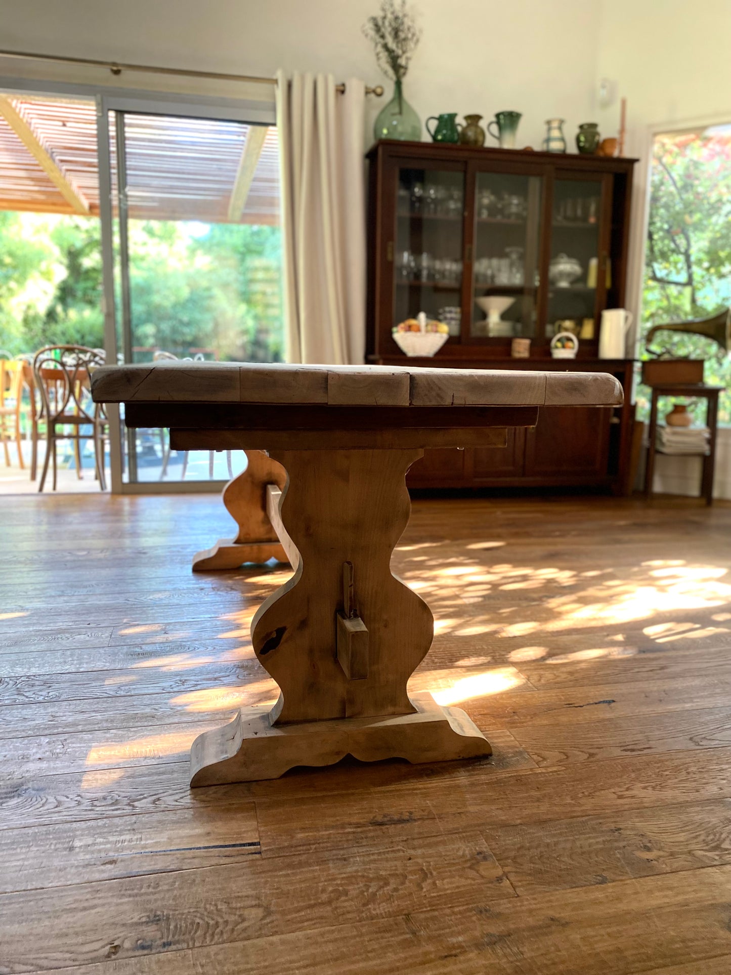 Table de ferme en bois massif ancien