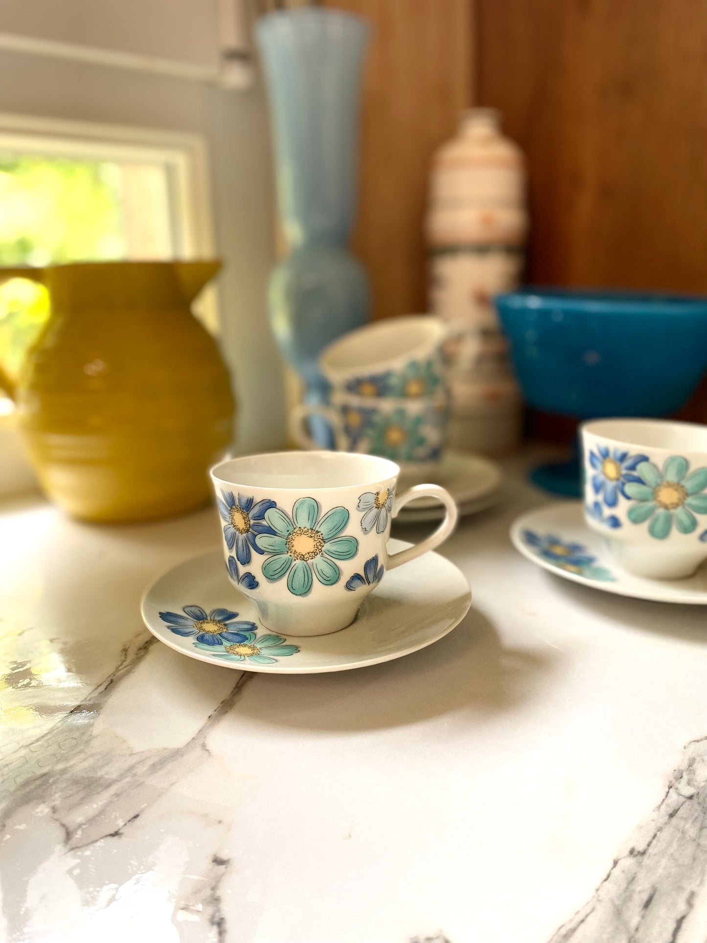 Tasses à café en porcelaine
