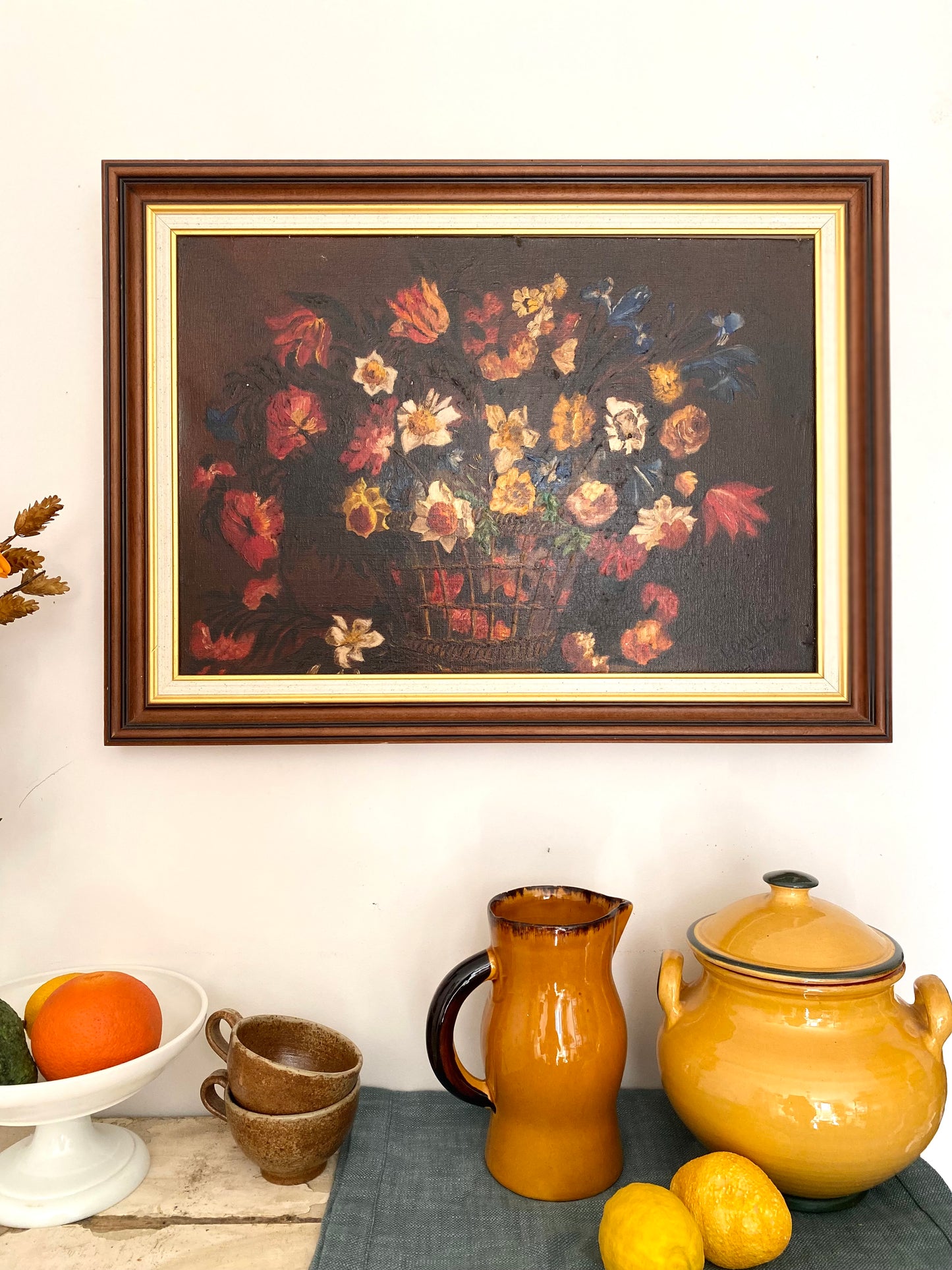 Huile sur toile ancienne