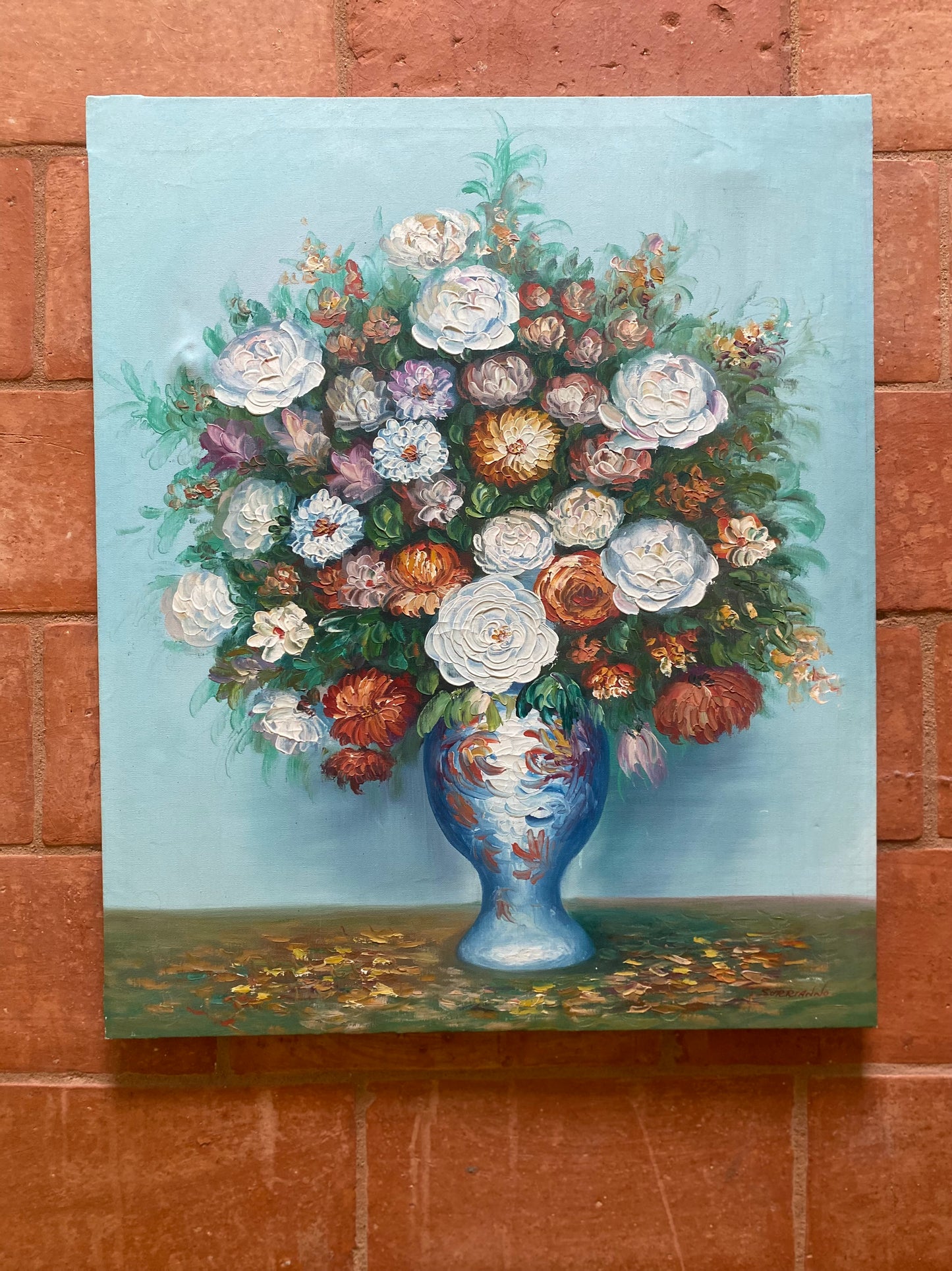 Huile sur toile vintage