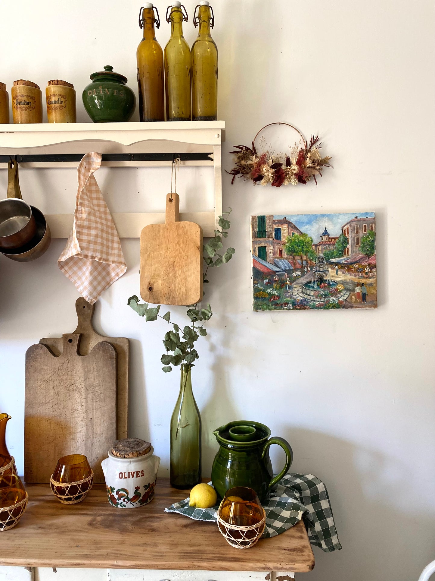 Huile sur toile vintage
