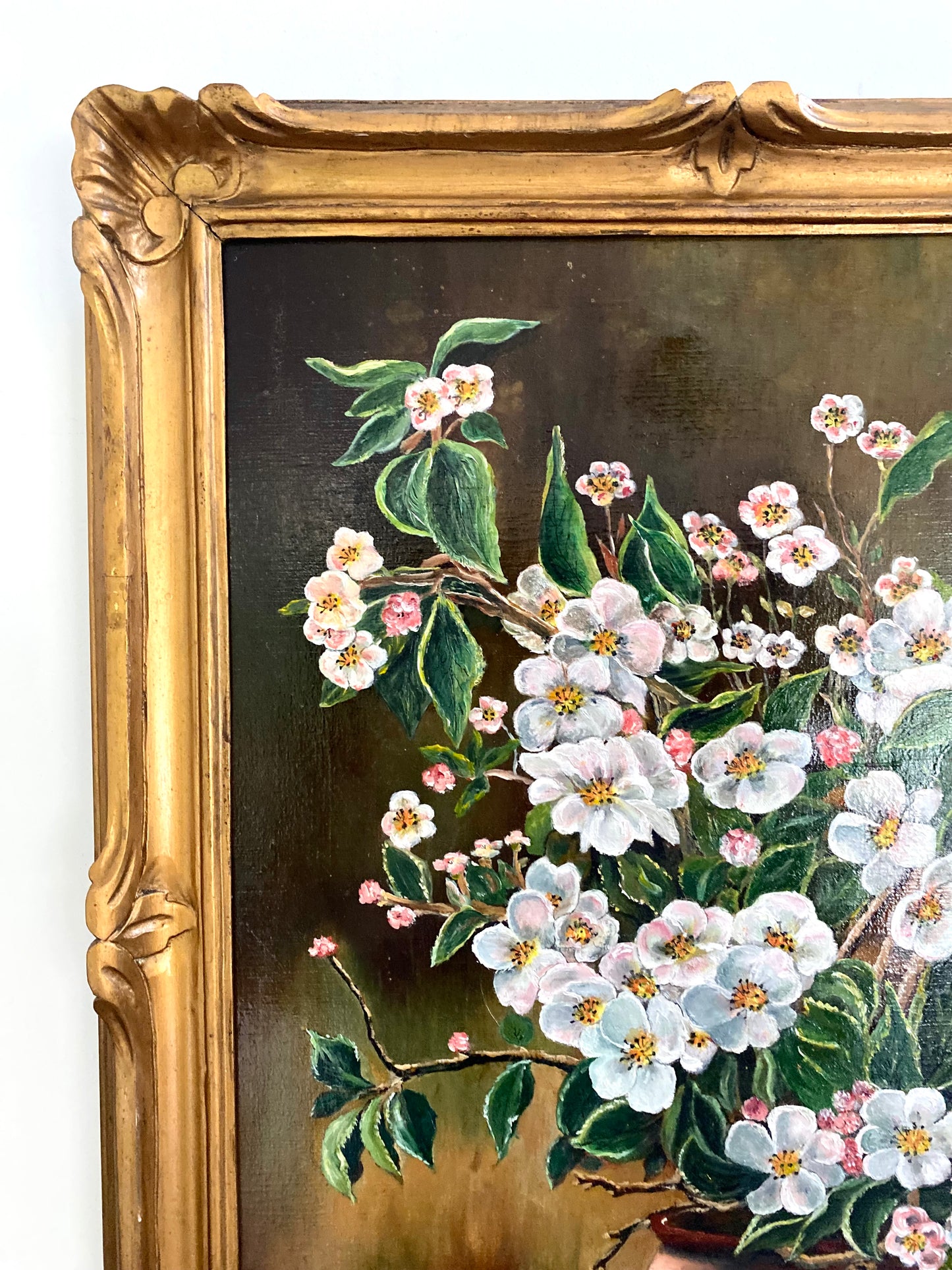 Huile sur toile ancienne