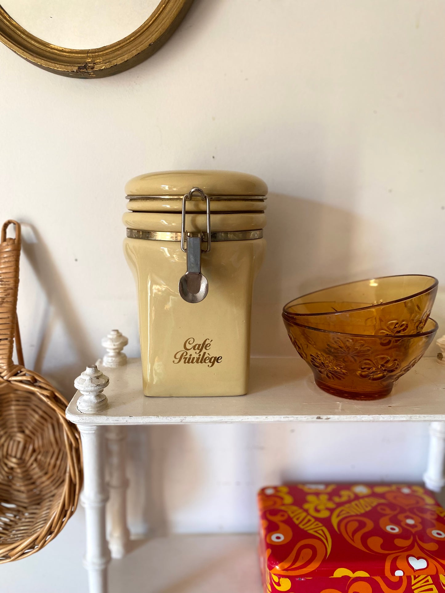 Boîte à café hermétique en céramique « Café Privilège »